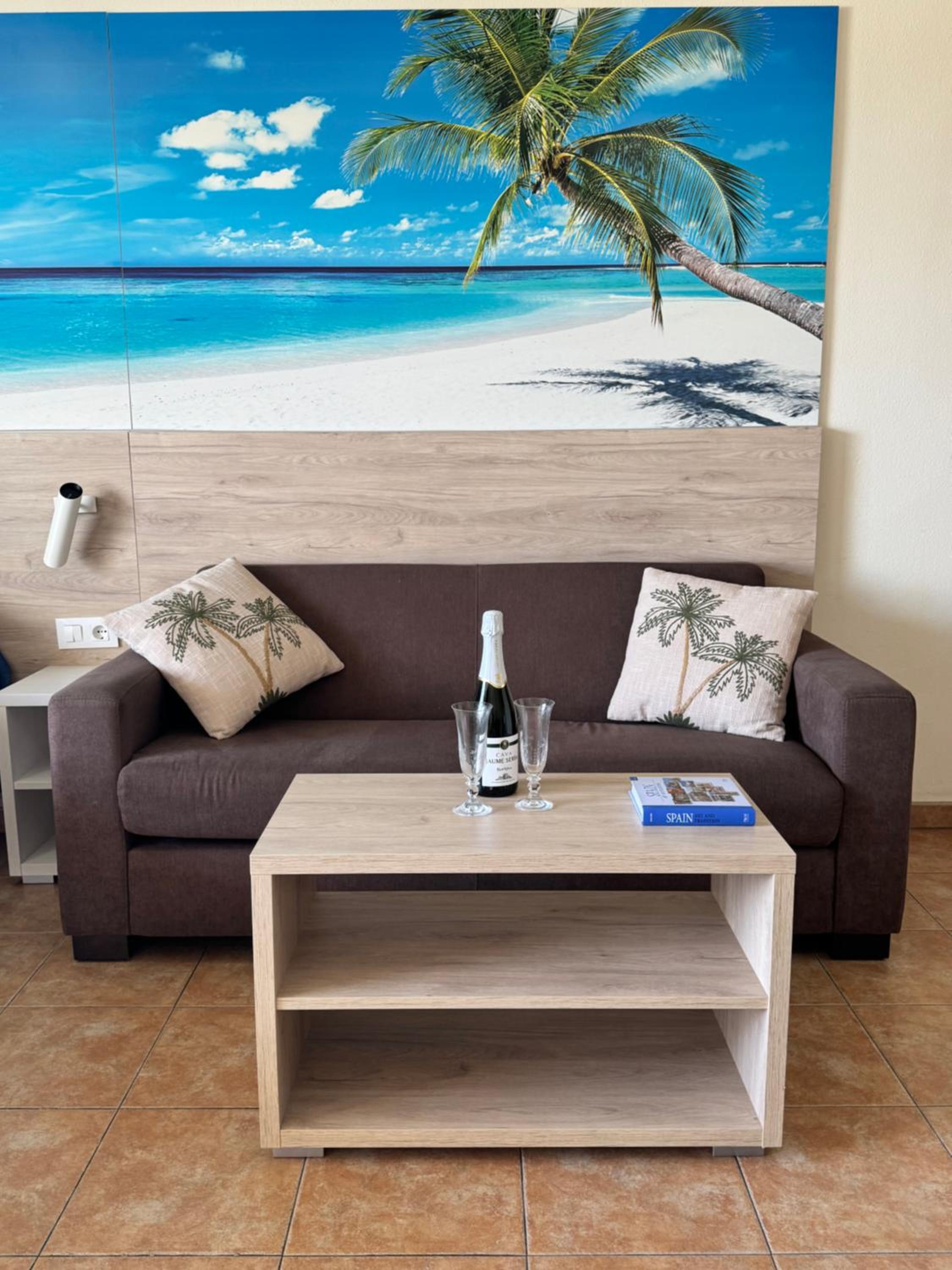 One-Bedroom Apartment with Balcony and Sea View