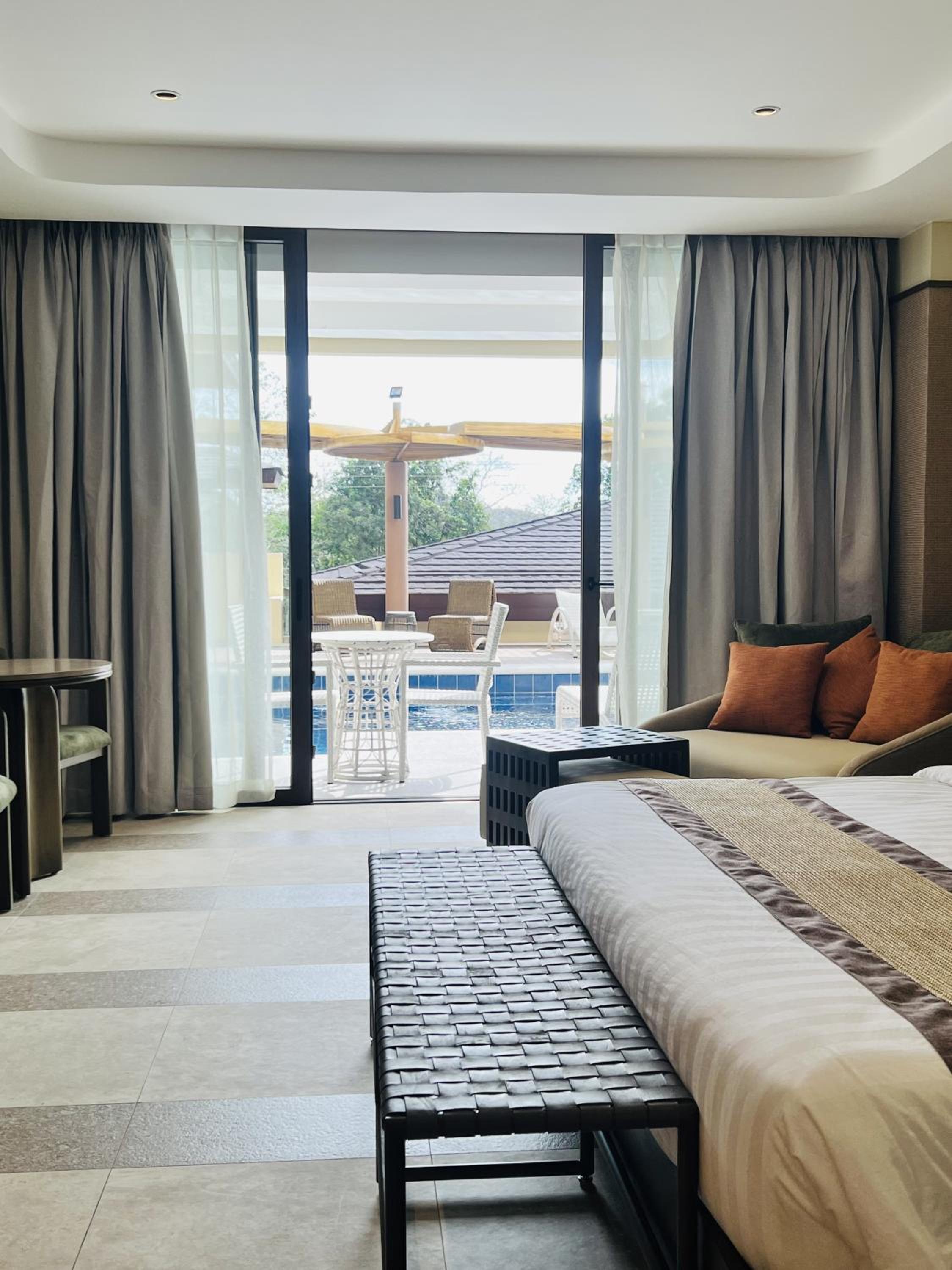 Twin Room with Pool View photo 3