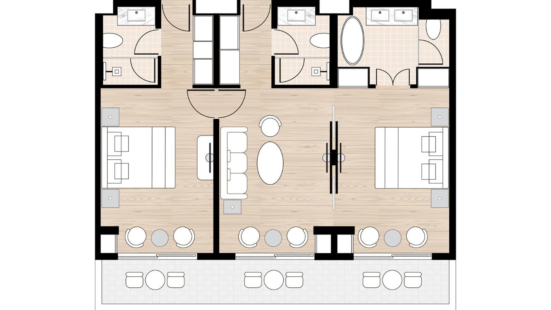 2 Bedroom Luxury Suite - Photo 13