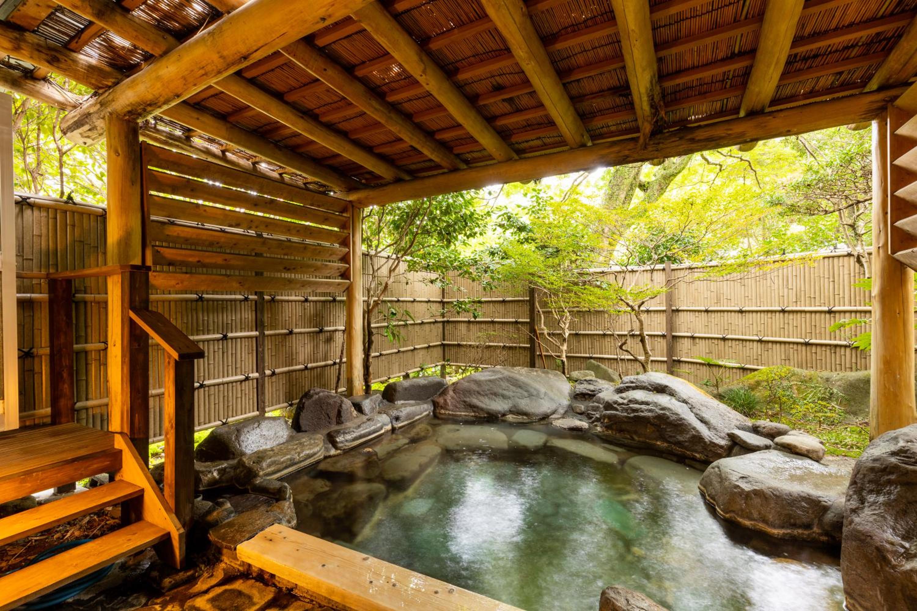 【山荘】Private open-Air Bath Room【木犀】