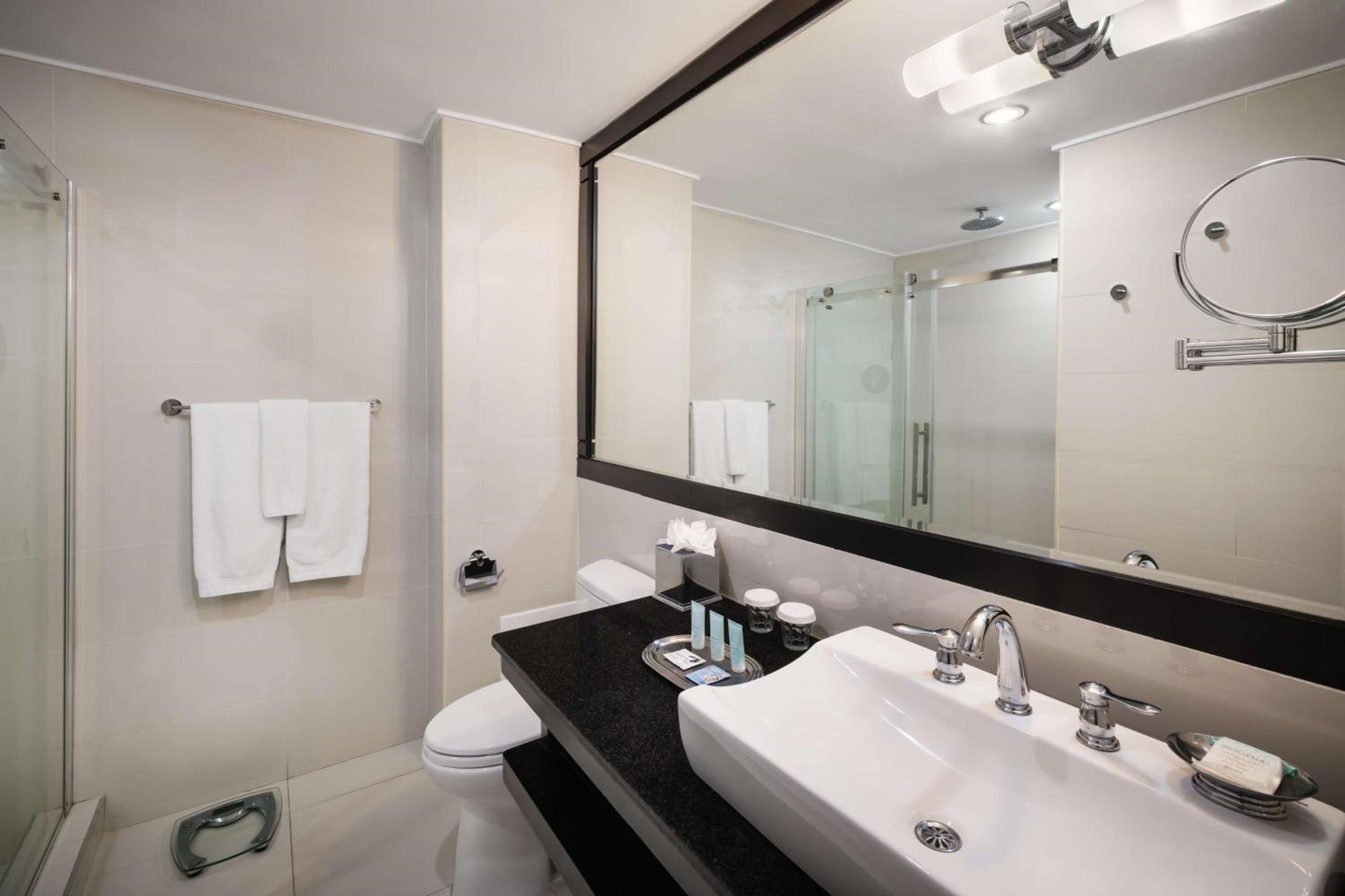 Suite with Two Double Beds and Walk-In Shower - Non-Smoking