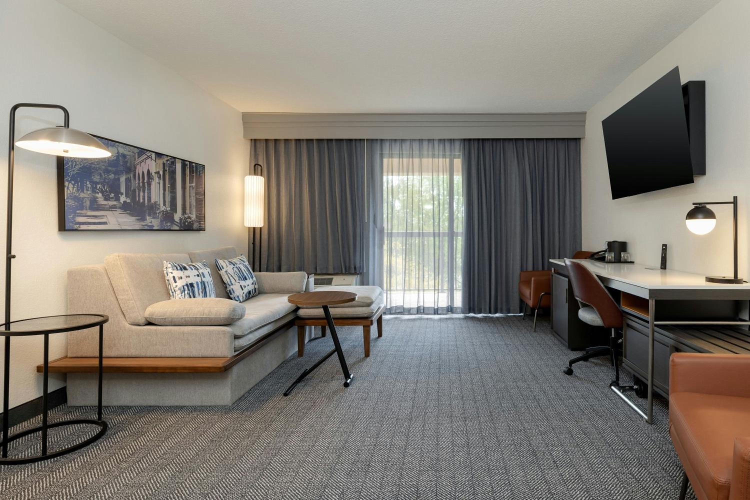 One-Bedroom King Suite with Balcony and Sofa Bed