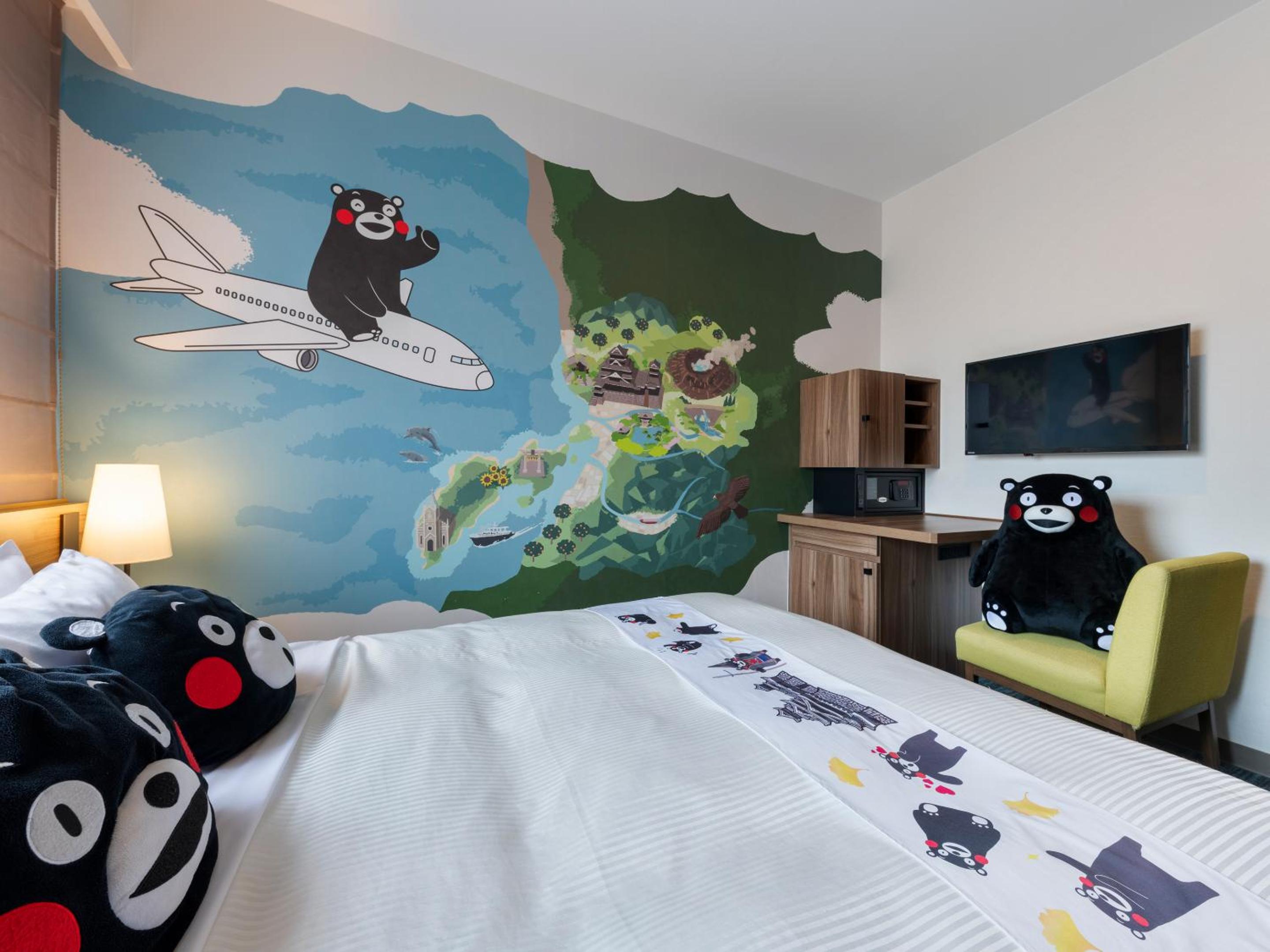 Standard Double Room with Kumamon Theme