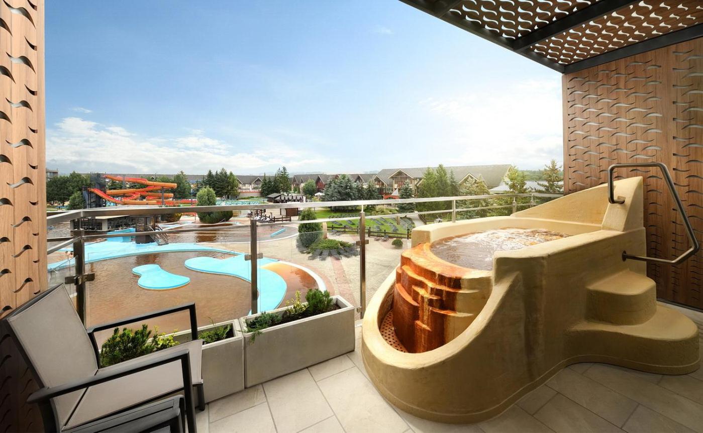 Double Room with Water Park View and Private Whirlpool