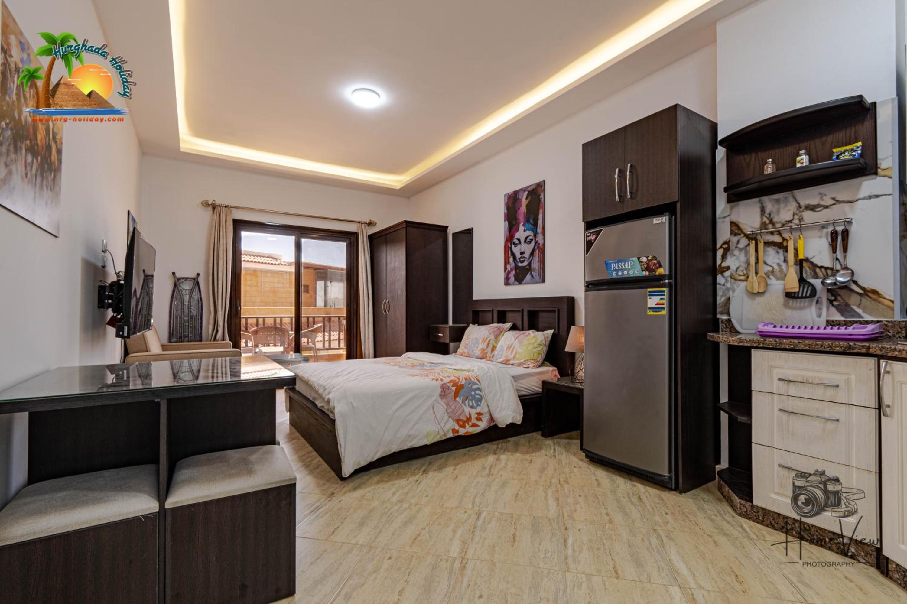 Studio with Balcony