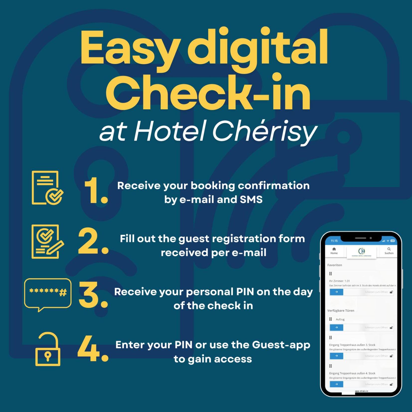 CHÉRISY HOTEL KONSTANZ - Volldigitales Hotel med Self-Check-in, Billede 17
