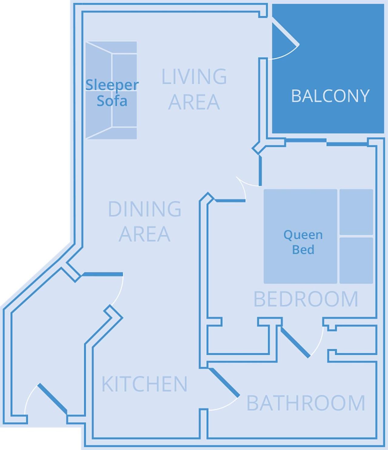 Suite with Pool View