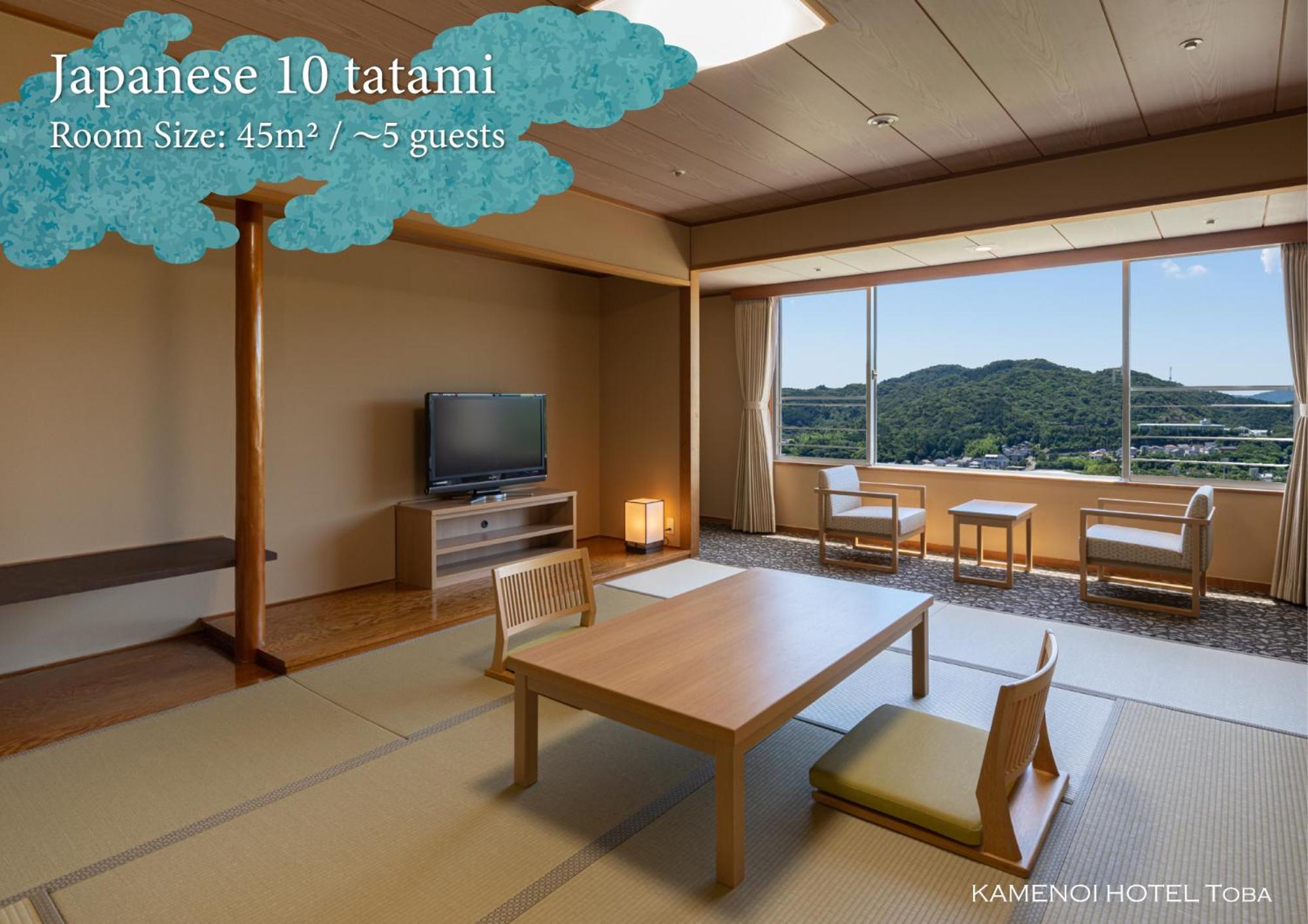 Japanese-style Room with 10 Tatami (MAX 5 Adults)