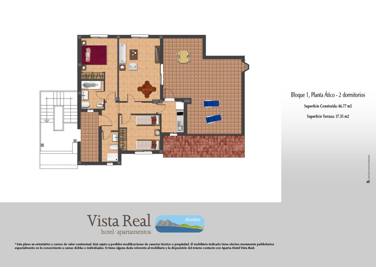 Two-Bedroom Apartment (6 Adults) - Attic - Photo 6