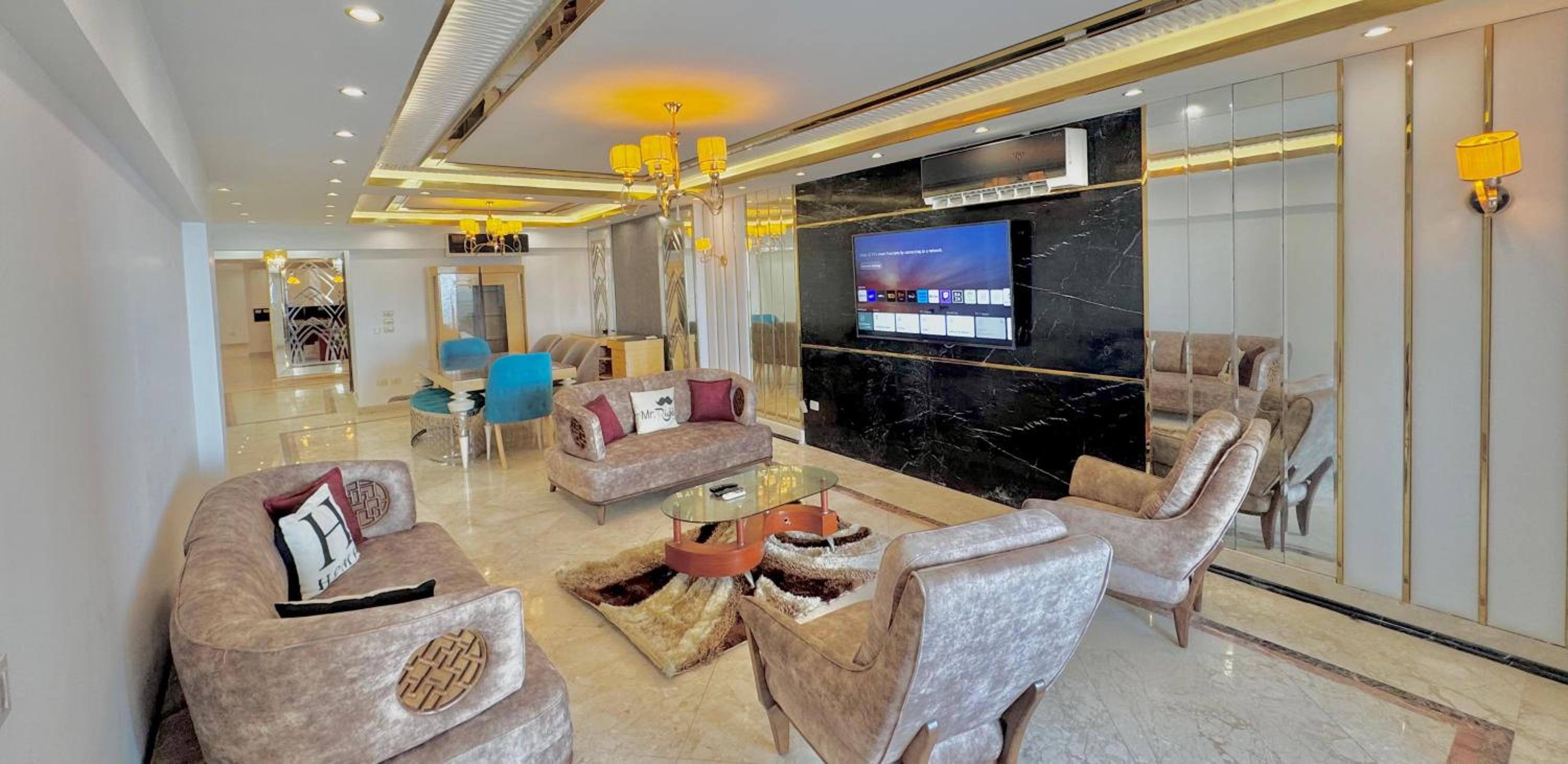 Three-Bedroom Apartment with Sea View