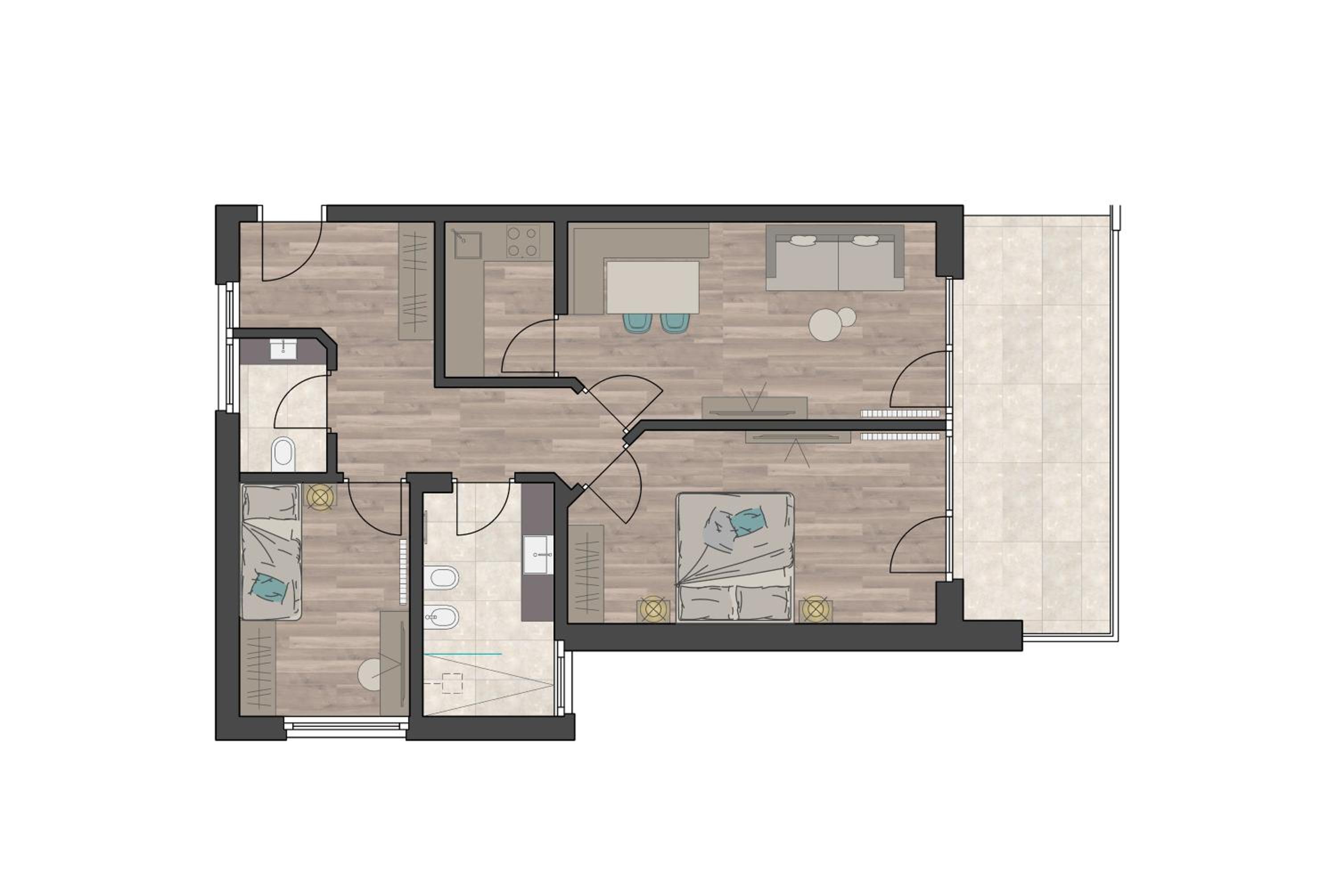 Deluxe Apartment