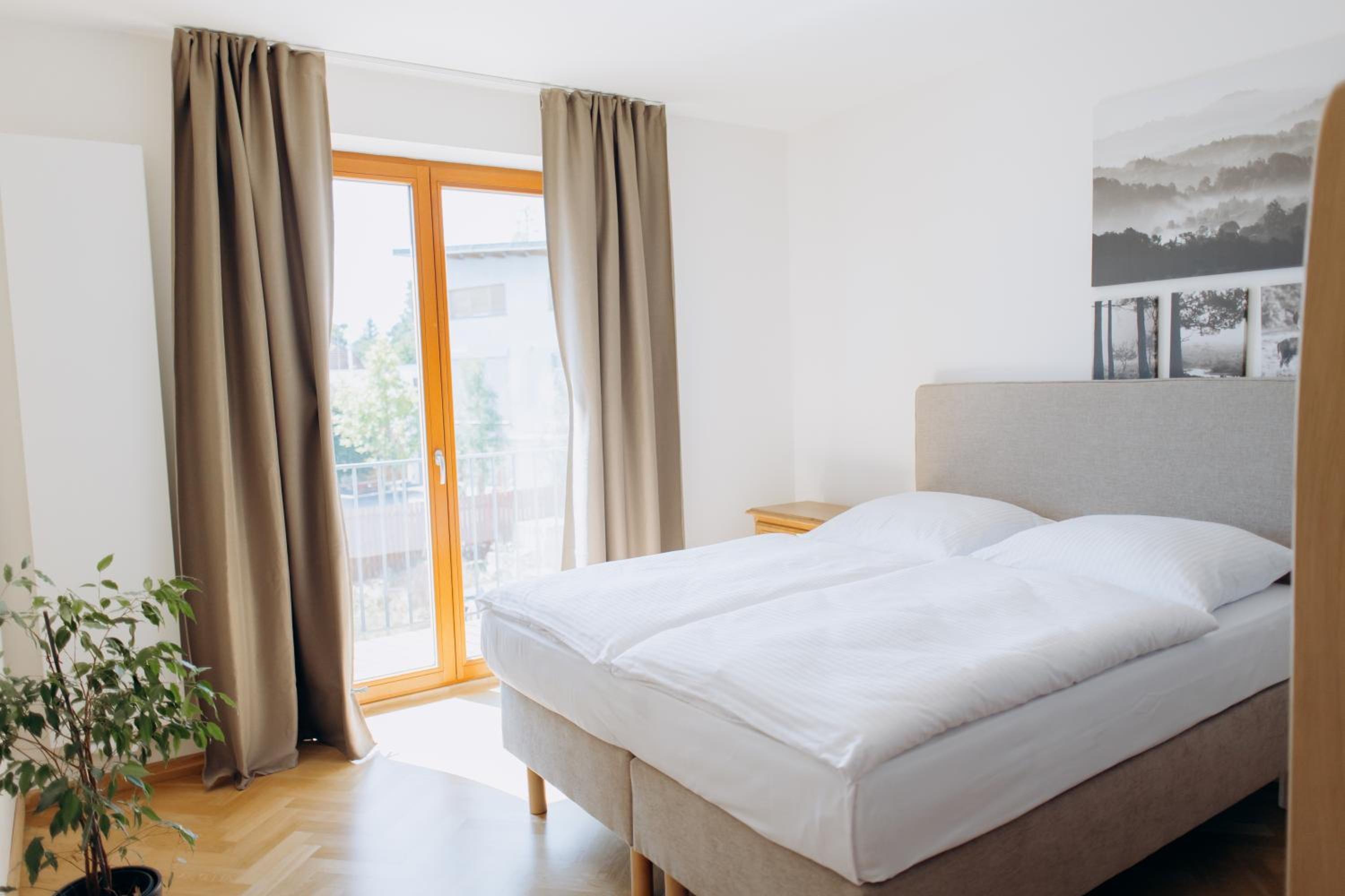 Three-Bedroom Apartment with Park View
