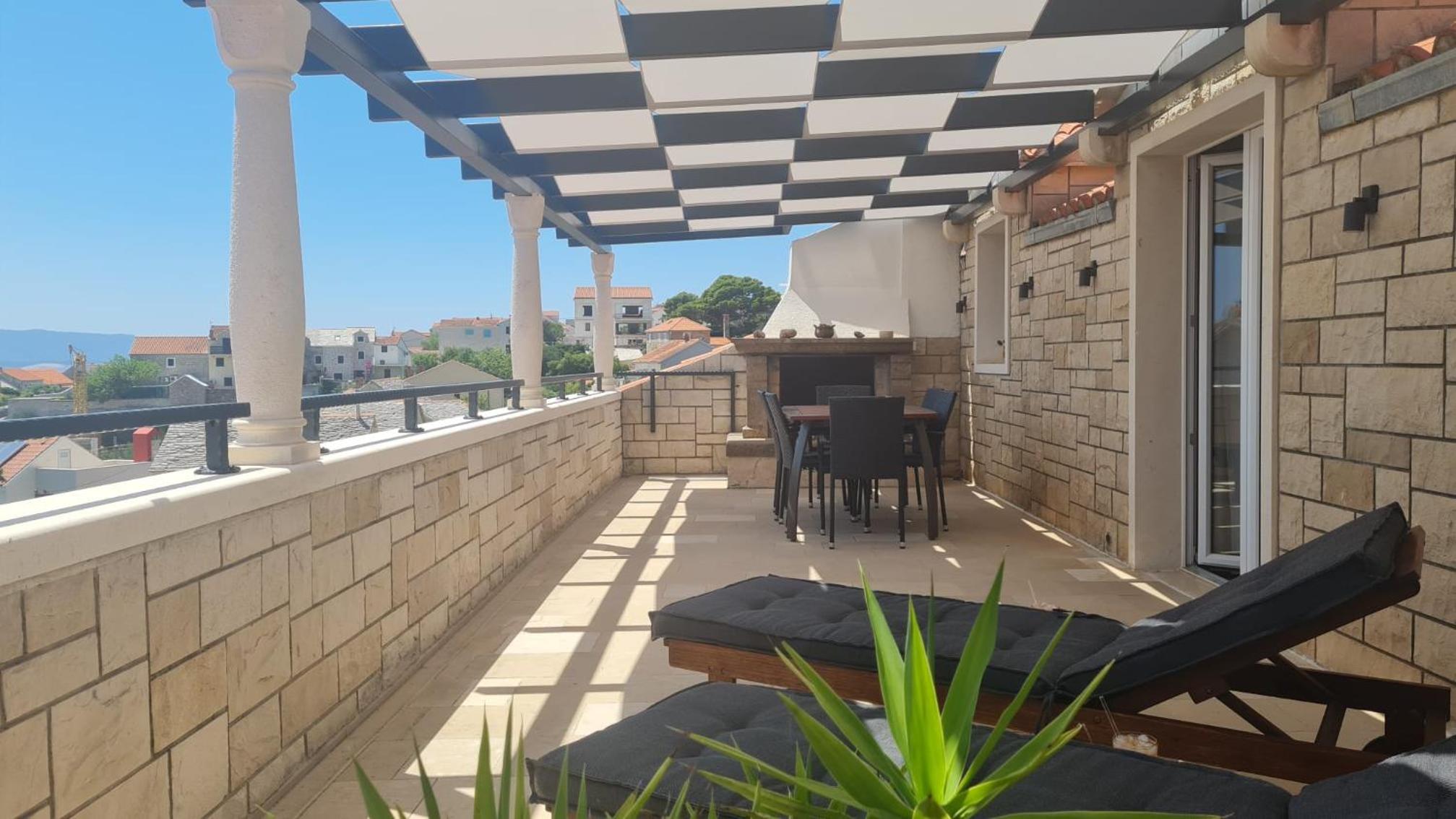 Three-Bedroom Apartment with Sea View