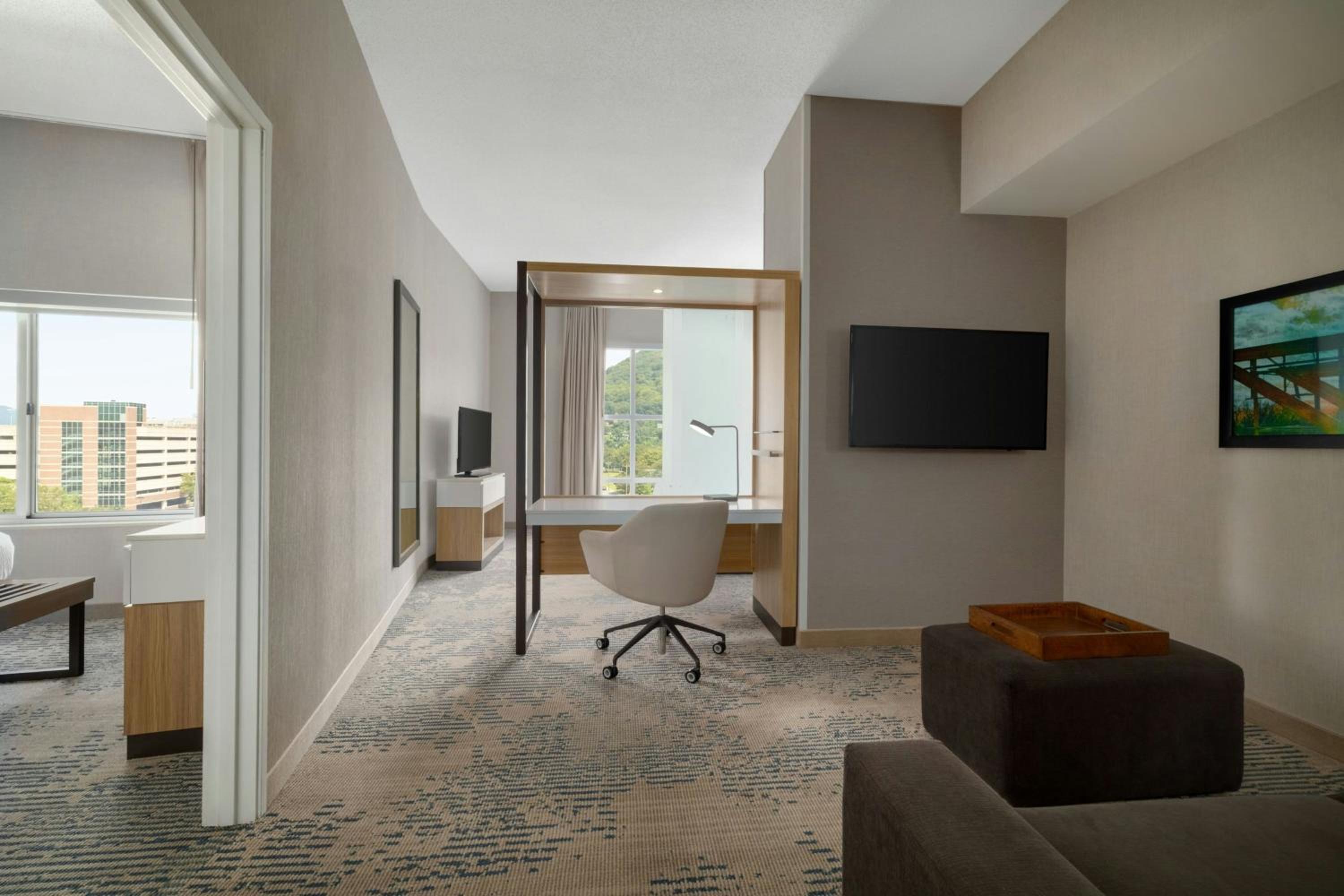 Two-Bedroom Suite with Two King Beds and Sofa Bed at SpringHill Suites by Marriott Roanoke in Roanoke