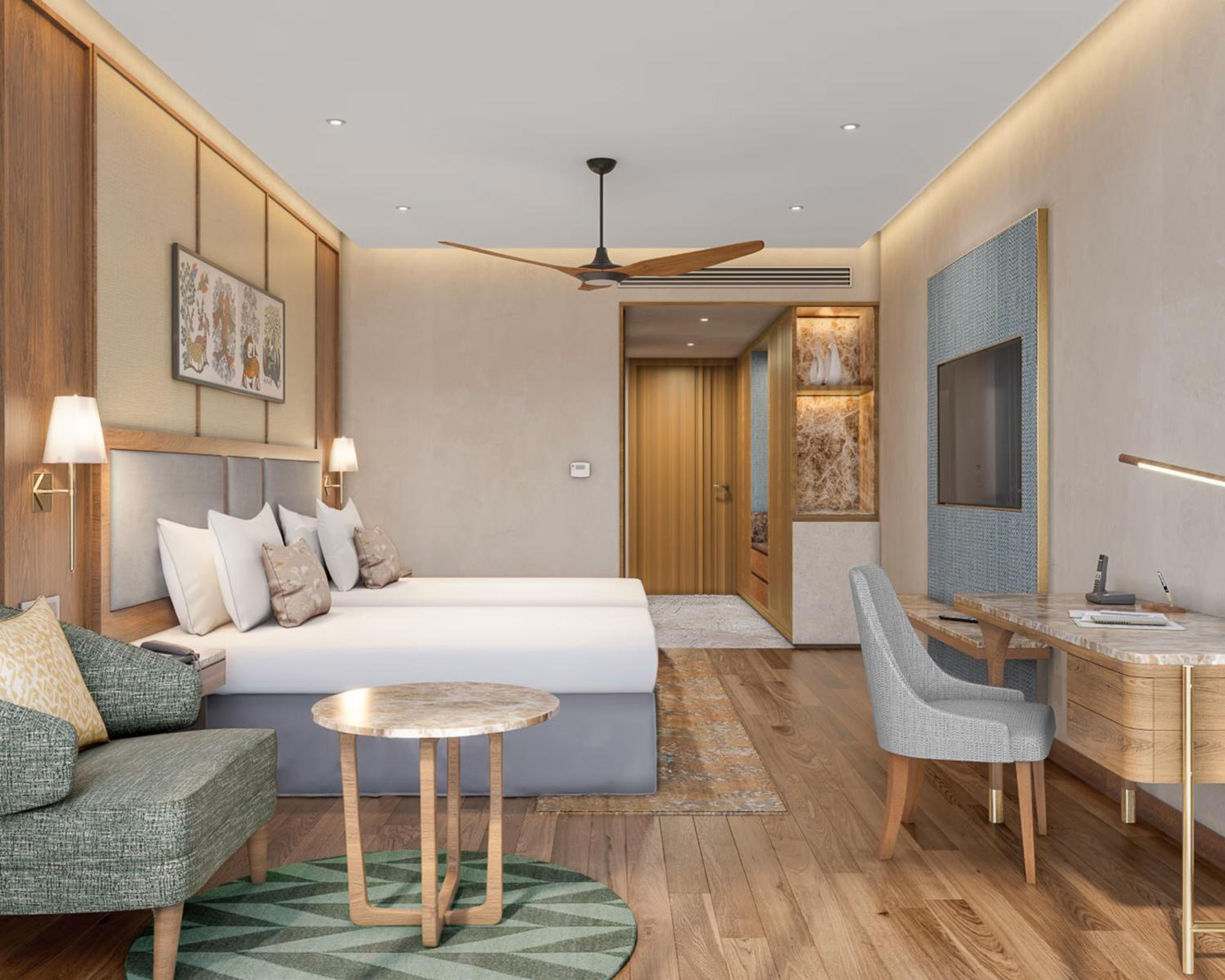 Deluxe Pool View Room with Balcony - Twin Bed