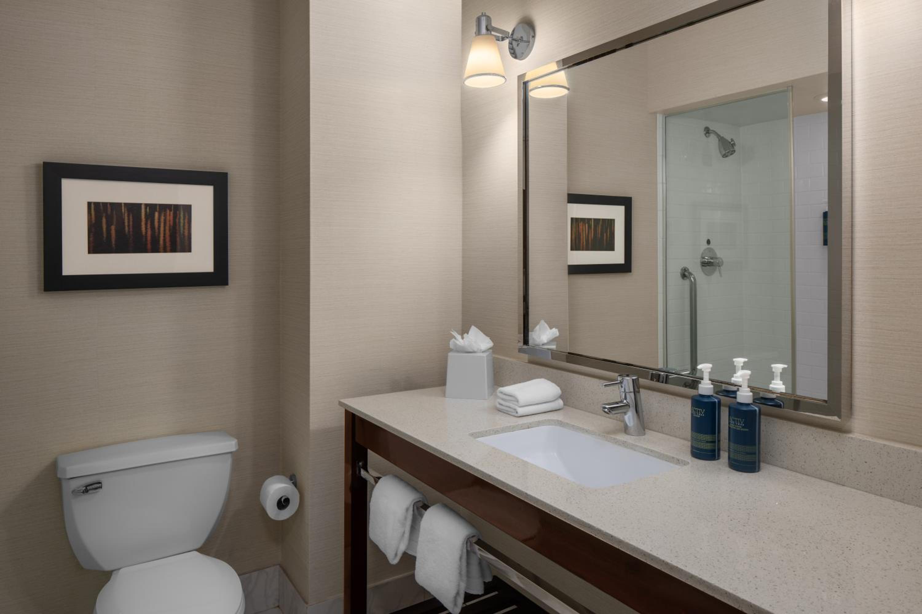 Queen Room with Two Queen Beds  and Adapted Tub - Mobility and Hearing Accessible - Photo 4