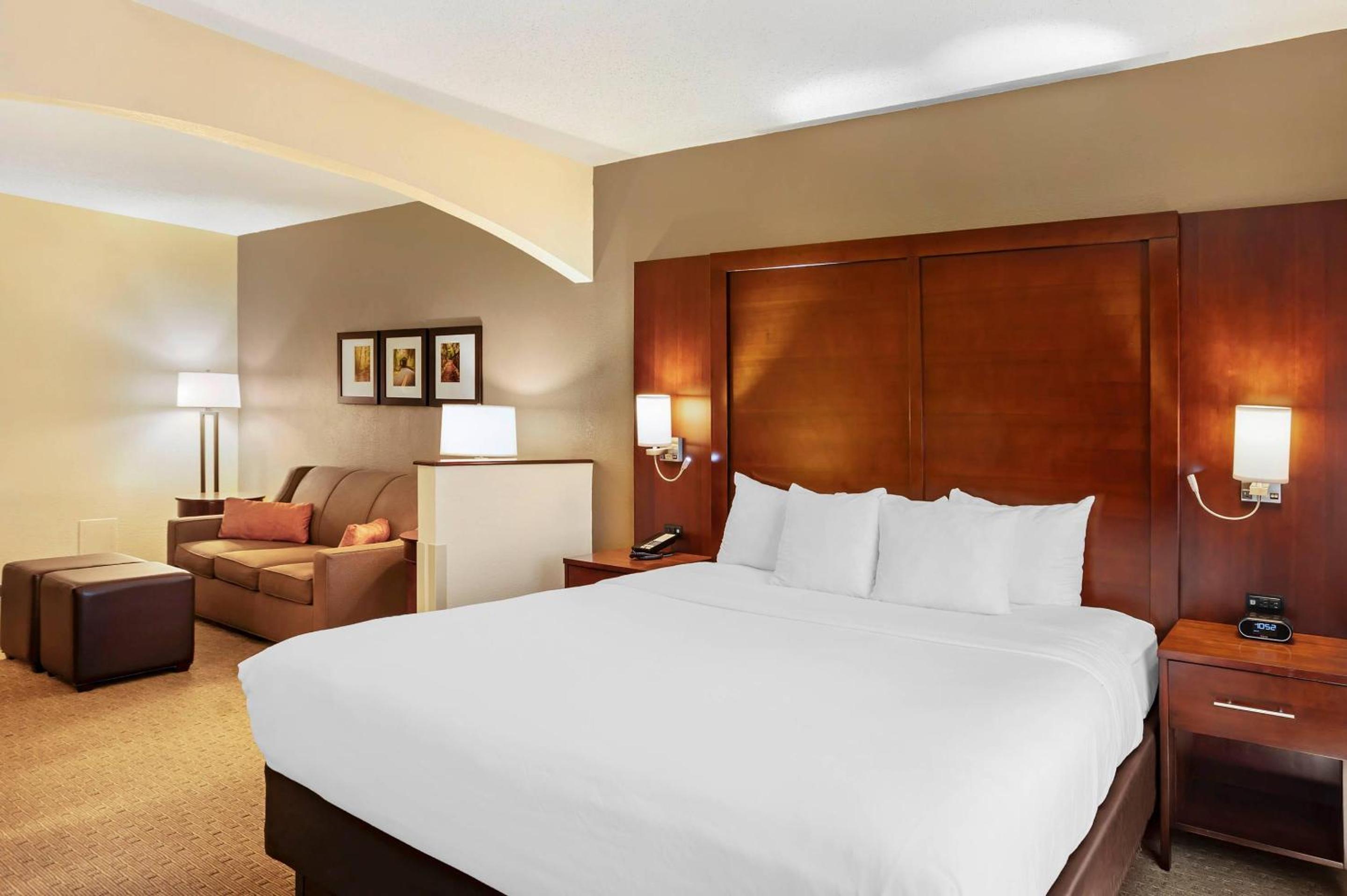 1 King Bed with Sofa Bed, 1 Person In-Bath Whirlpool, Non Smoking - Photo 1
