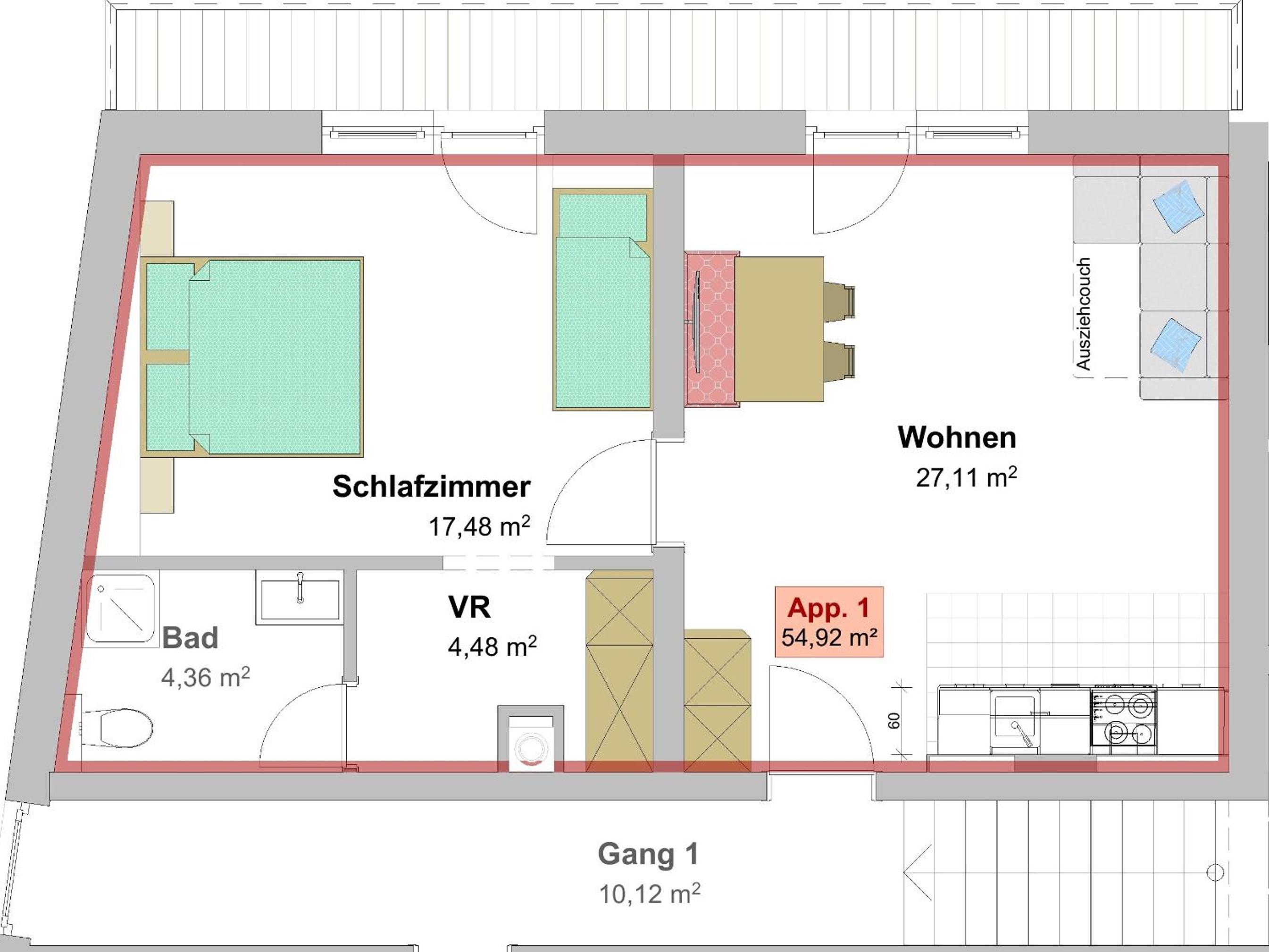 Apartment with Balcony photo 1