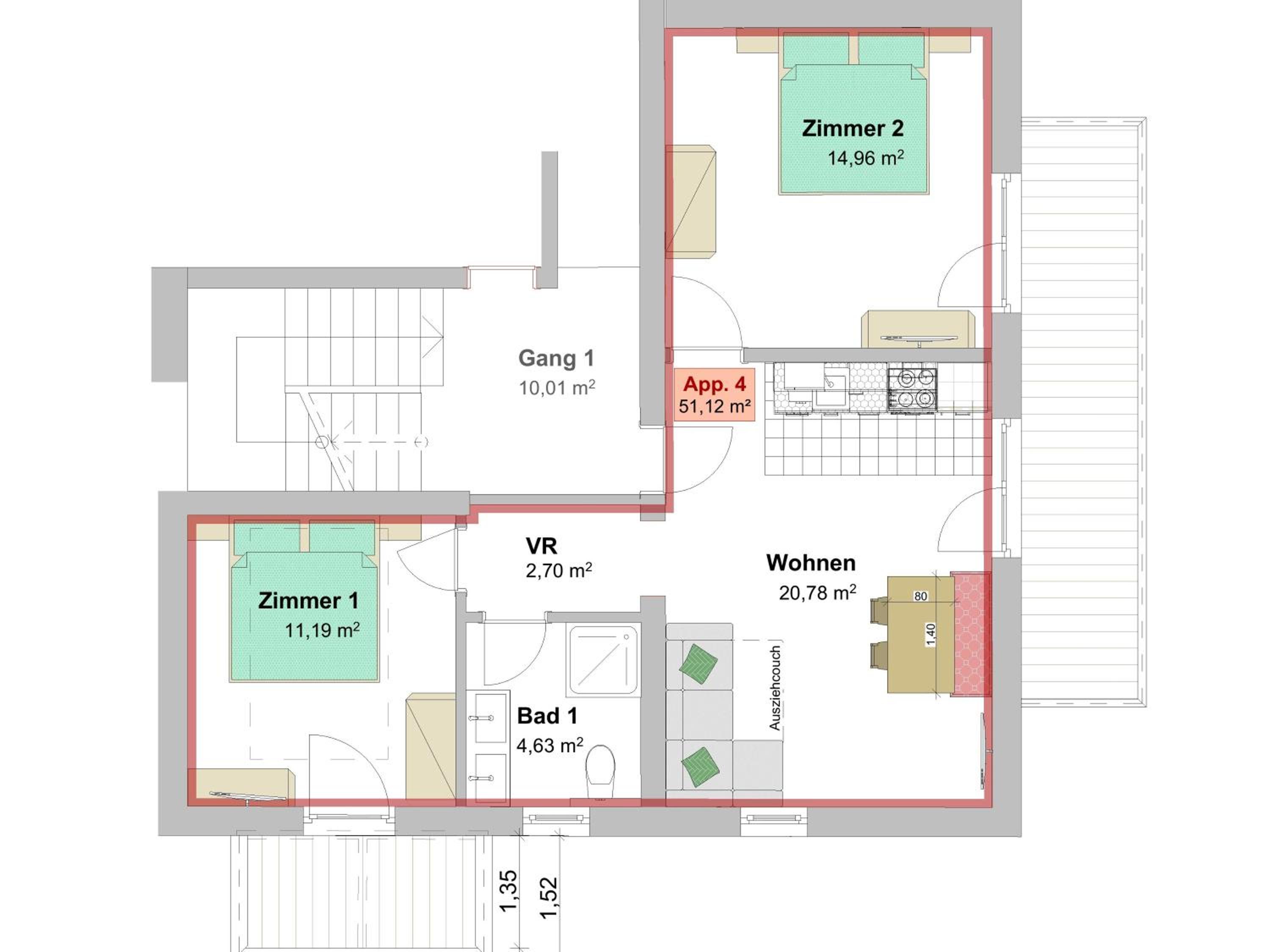 Two-Bedroom Apartment with View photo 1