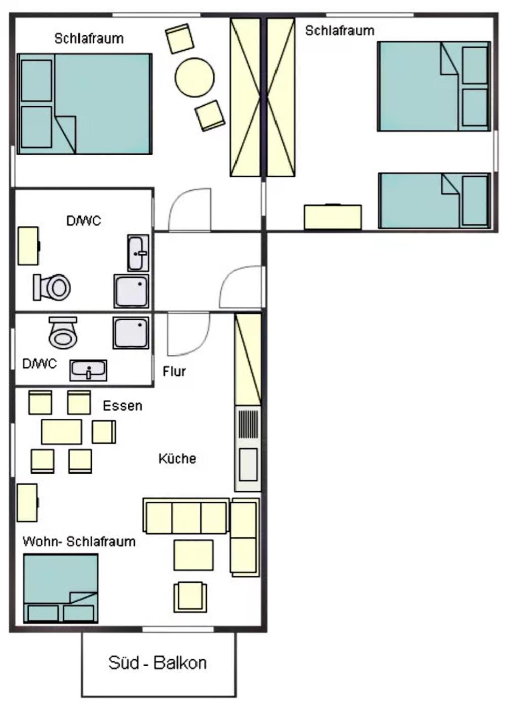 Three-Bedroom Apartment with Balcony photo 3
