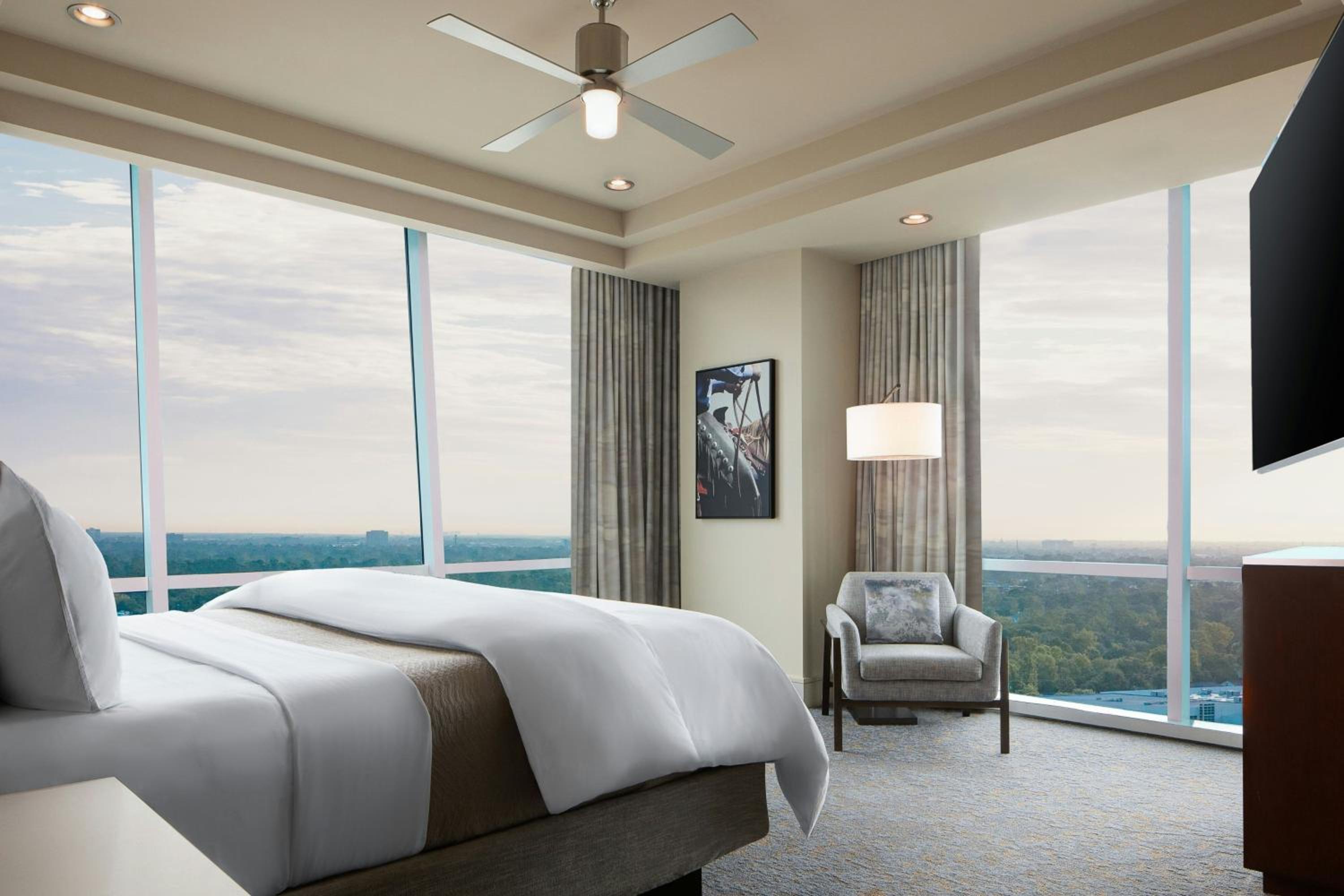 Skyline One-Bedroom Apartment with One King Bed and Balcony - Photo 4