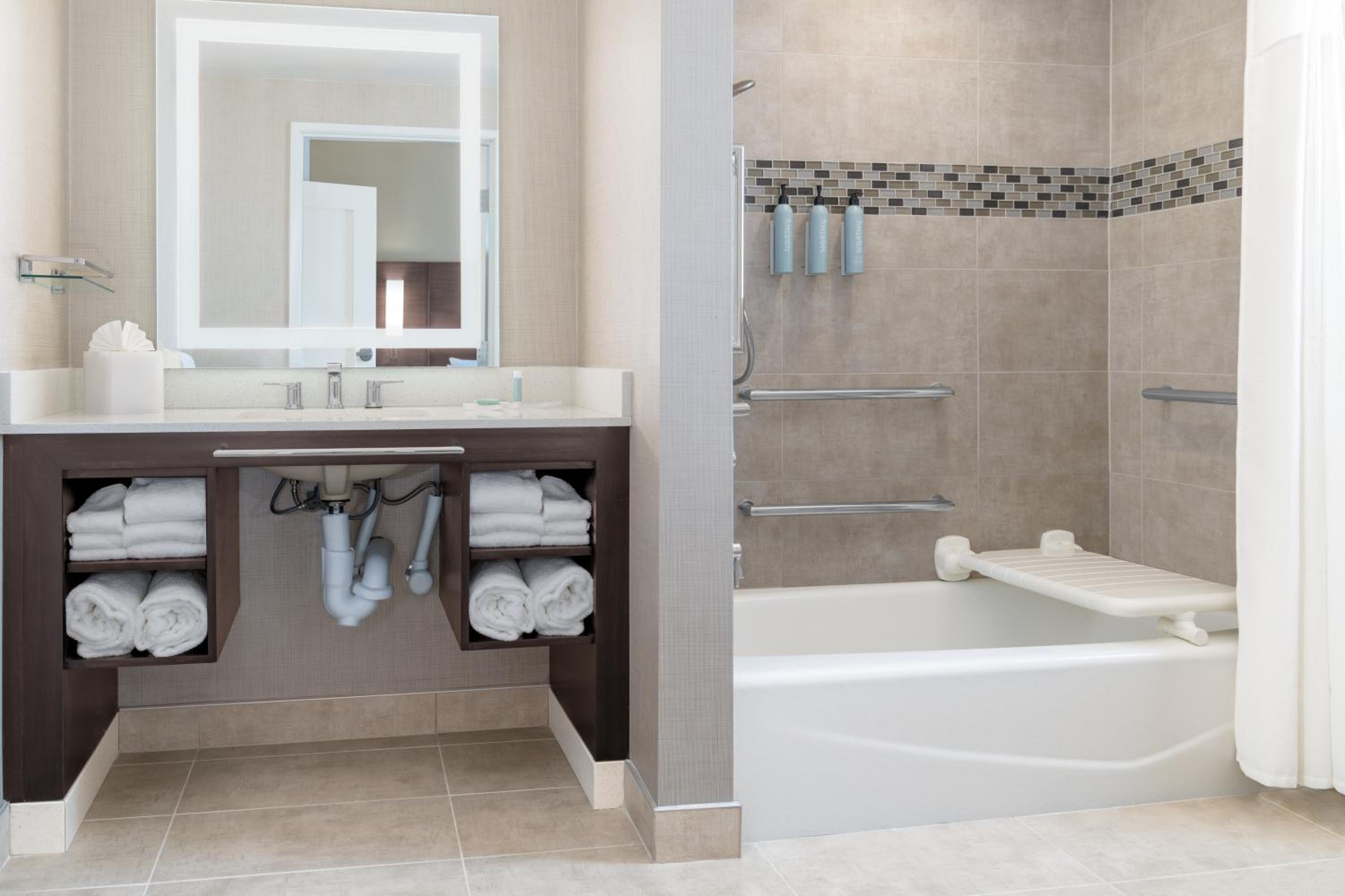 Studio King Suite with Sofa Bed with Adapted Tub - Mobility Accessible photo 1