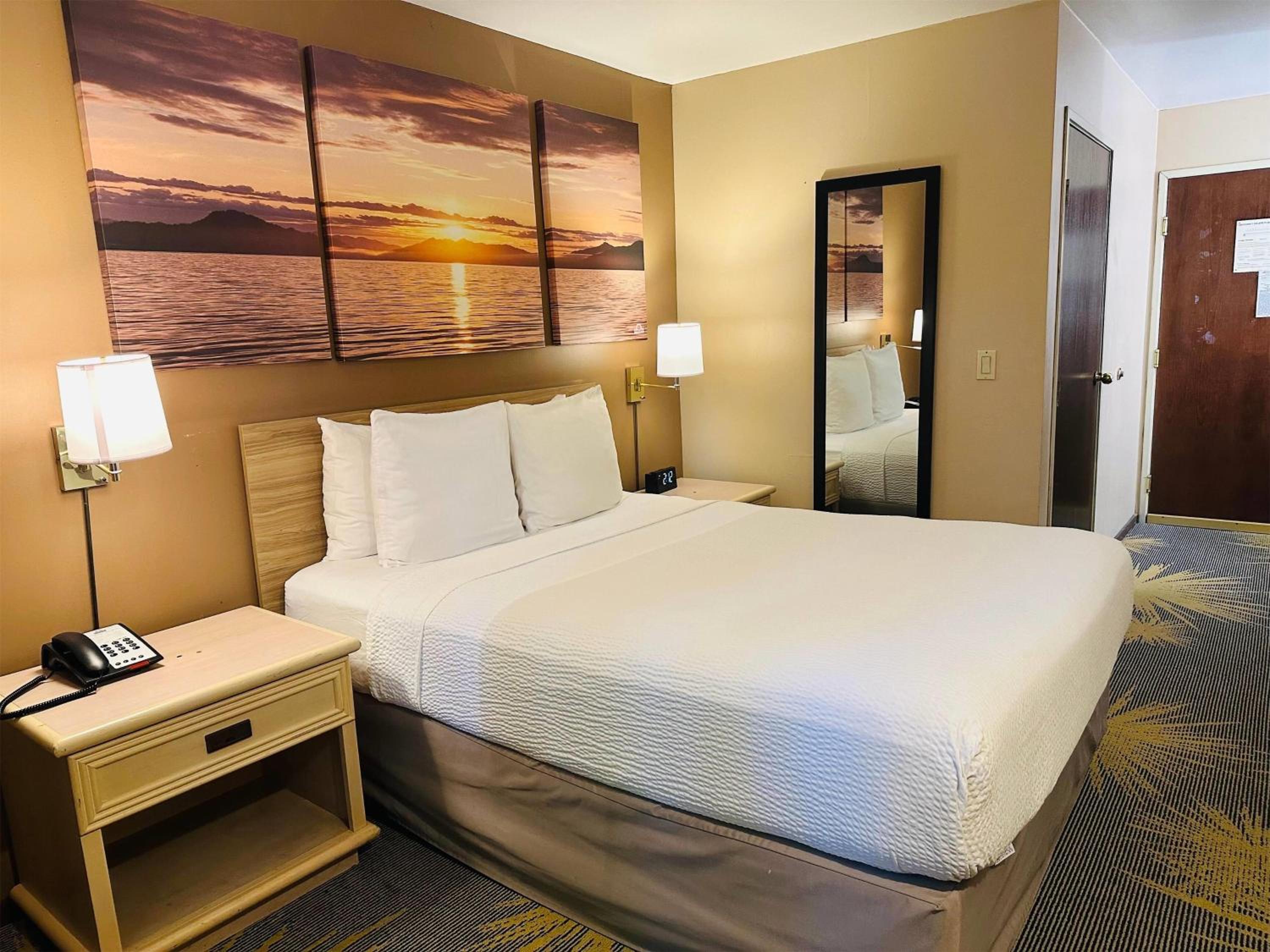 1 Queen Bed, Mobility Accessible Room, Bathtub w/ Grab Bars,Non-Smoking - Photo 1