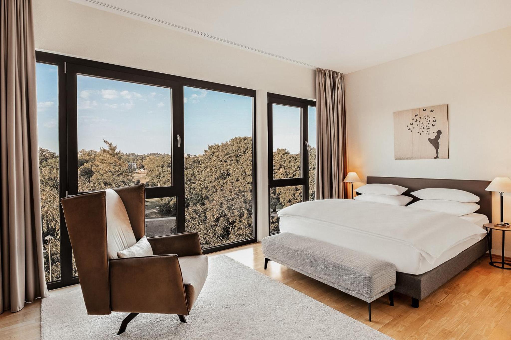 Superior double room with spa park view, balcony & air-condition