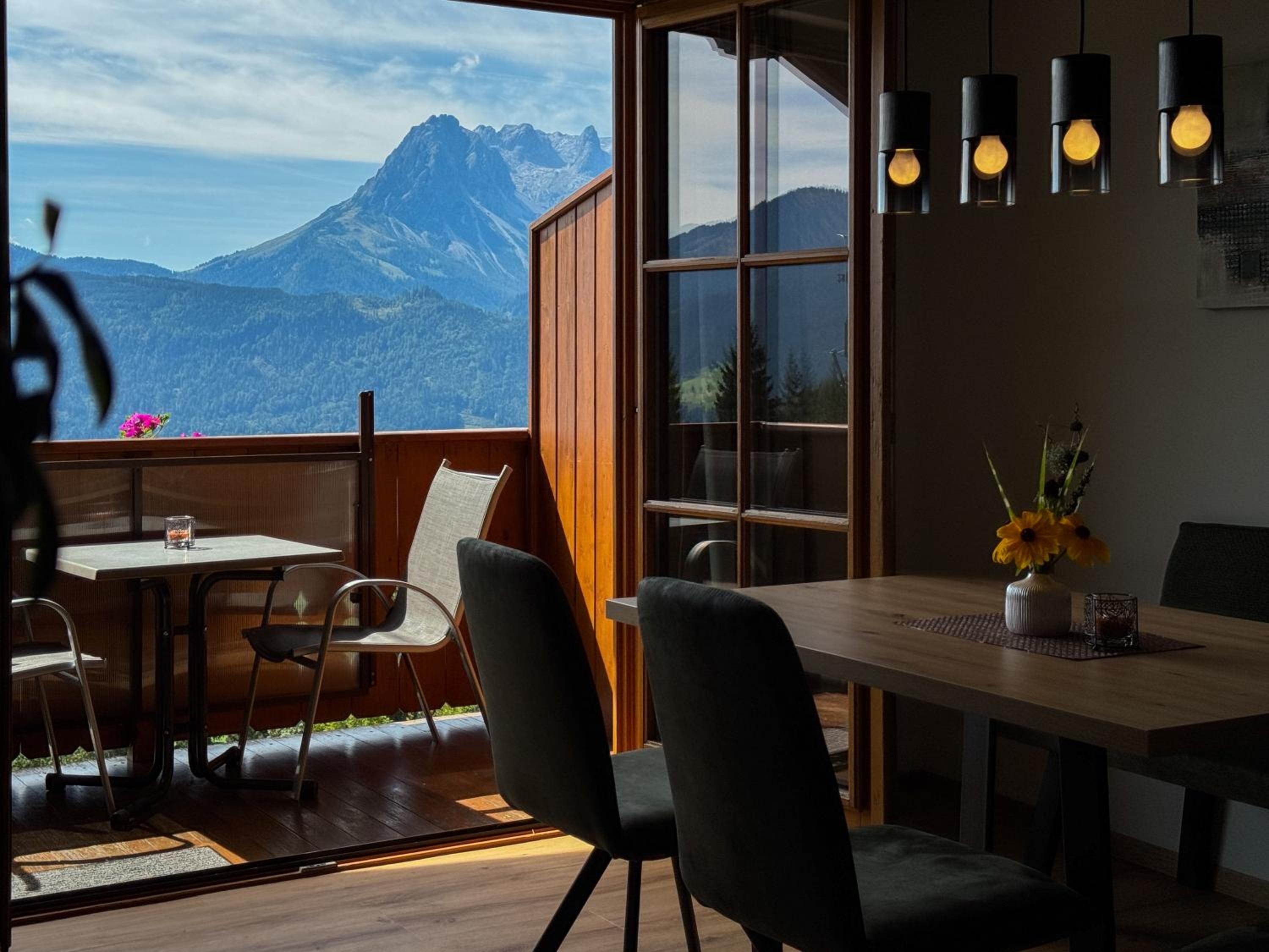One-Bedroom Apartment with Balcony and Mountain View