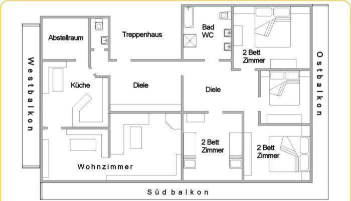 Four-Bedroom Apartment photo 3