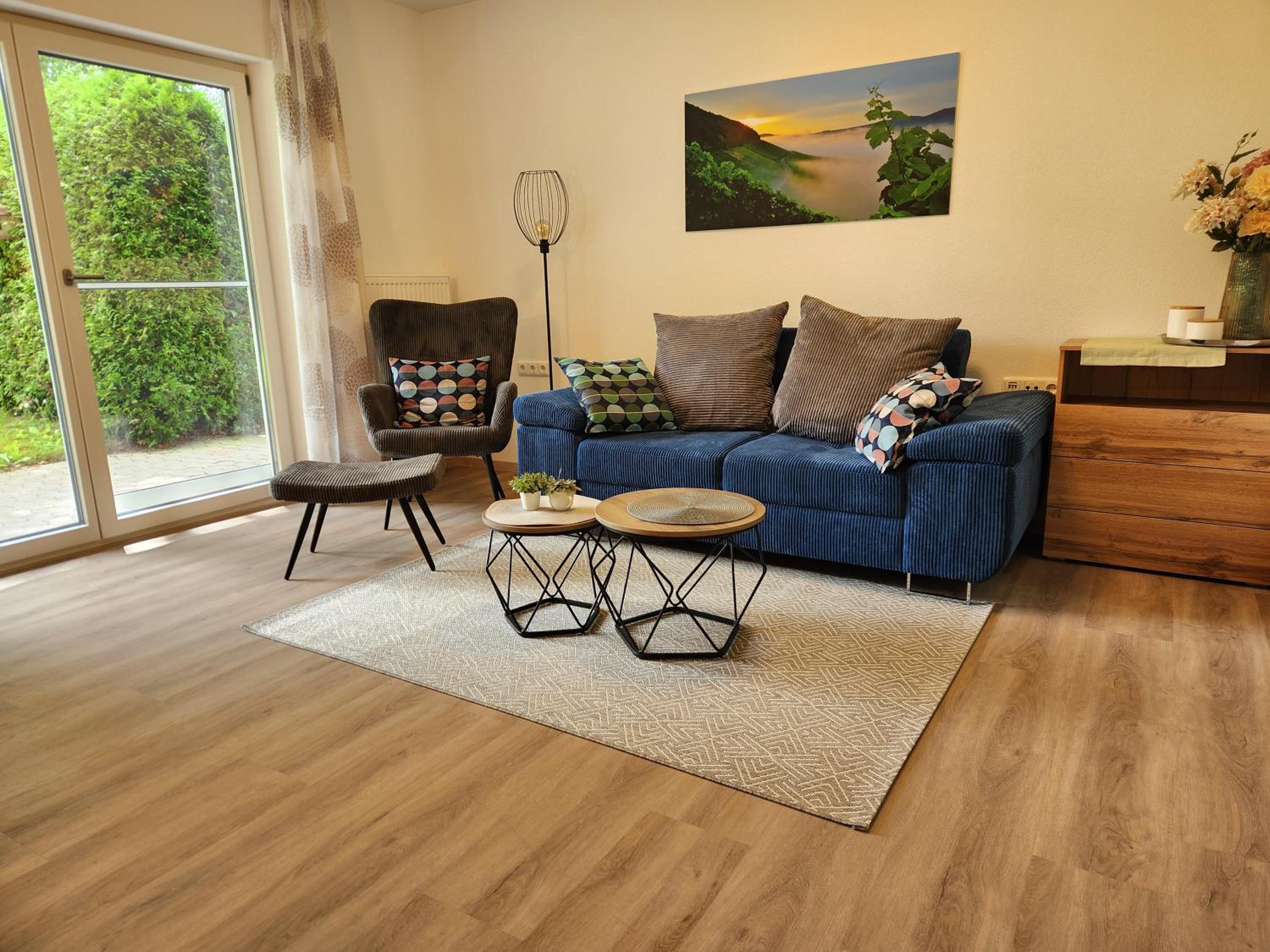Two-Bedroom Deluxe Apartment with Garden View