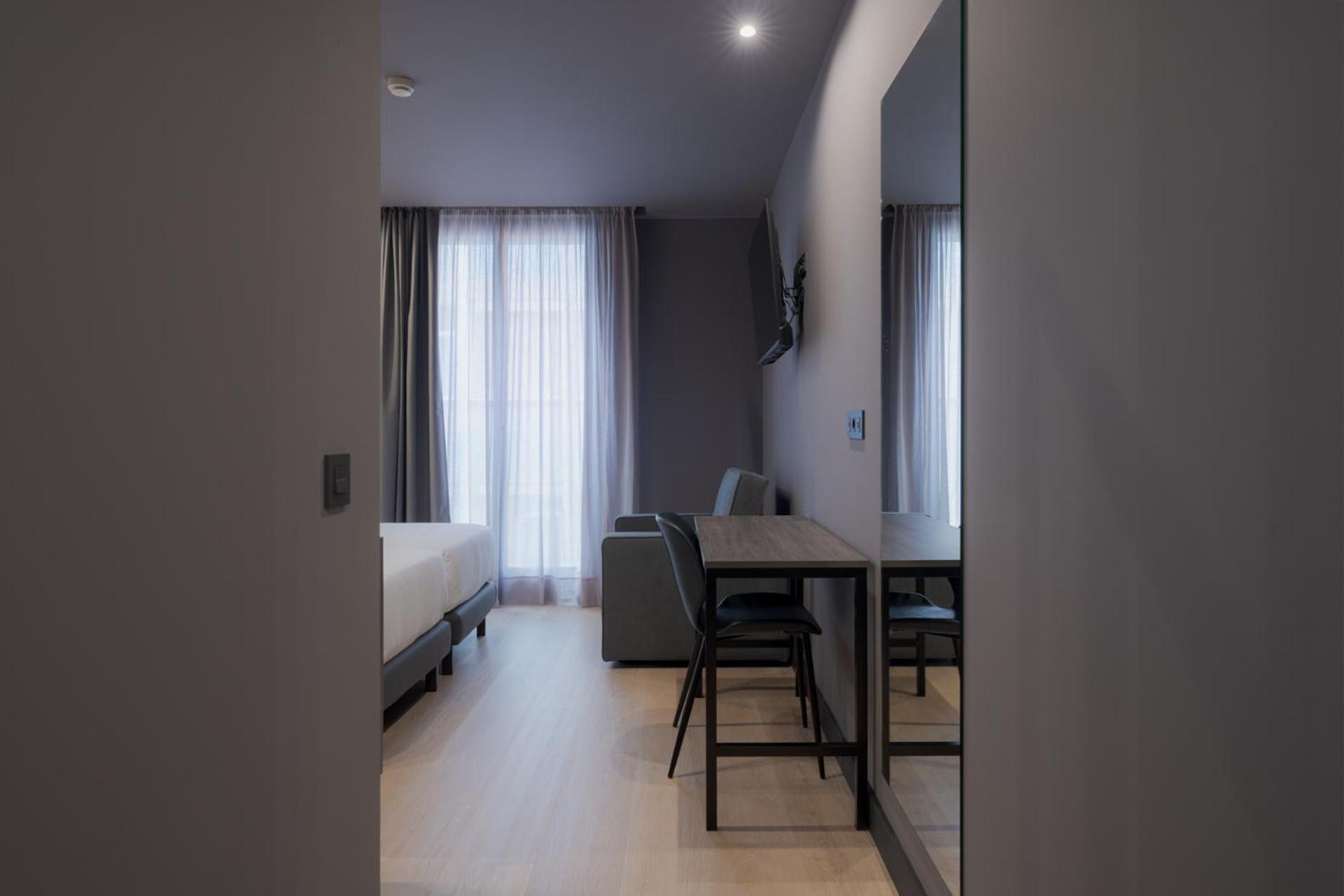 Family Room With French Balcony
