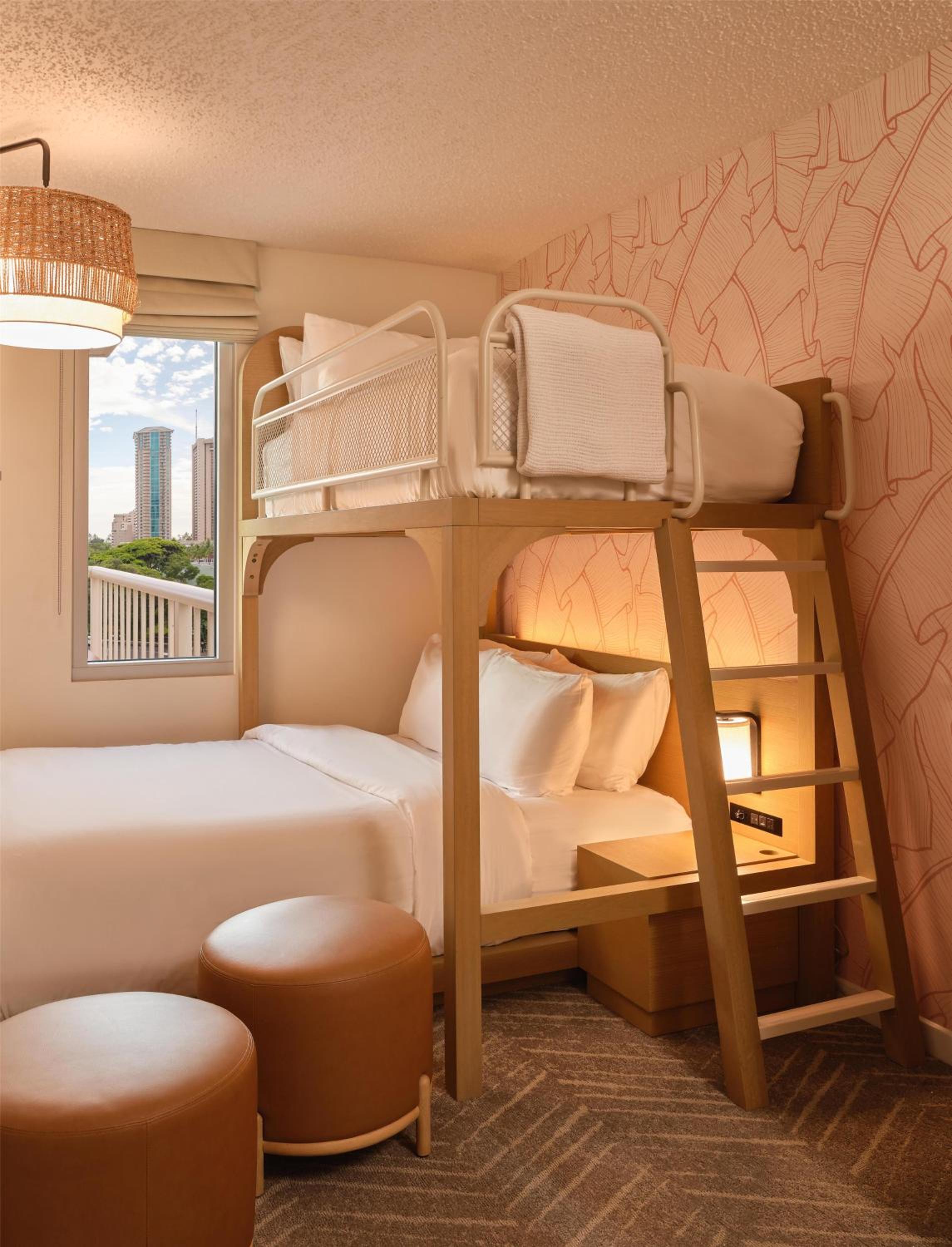 Queen Room with One Queen Bed and One Twin Bunk Bed Above - Photo 2
