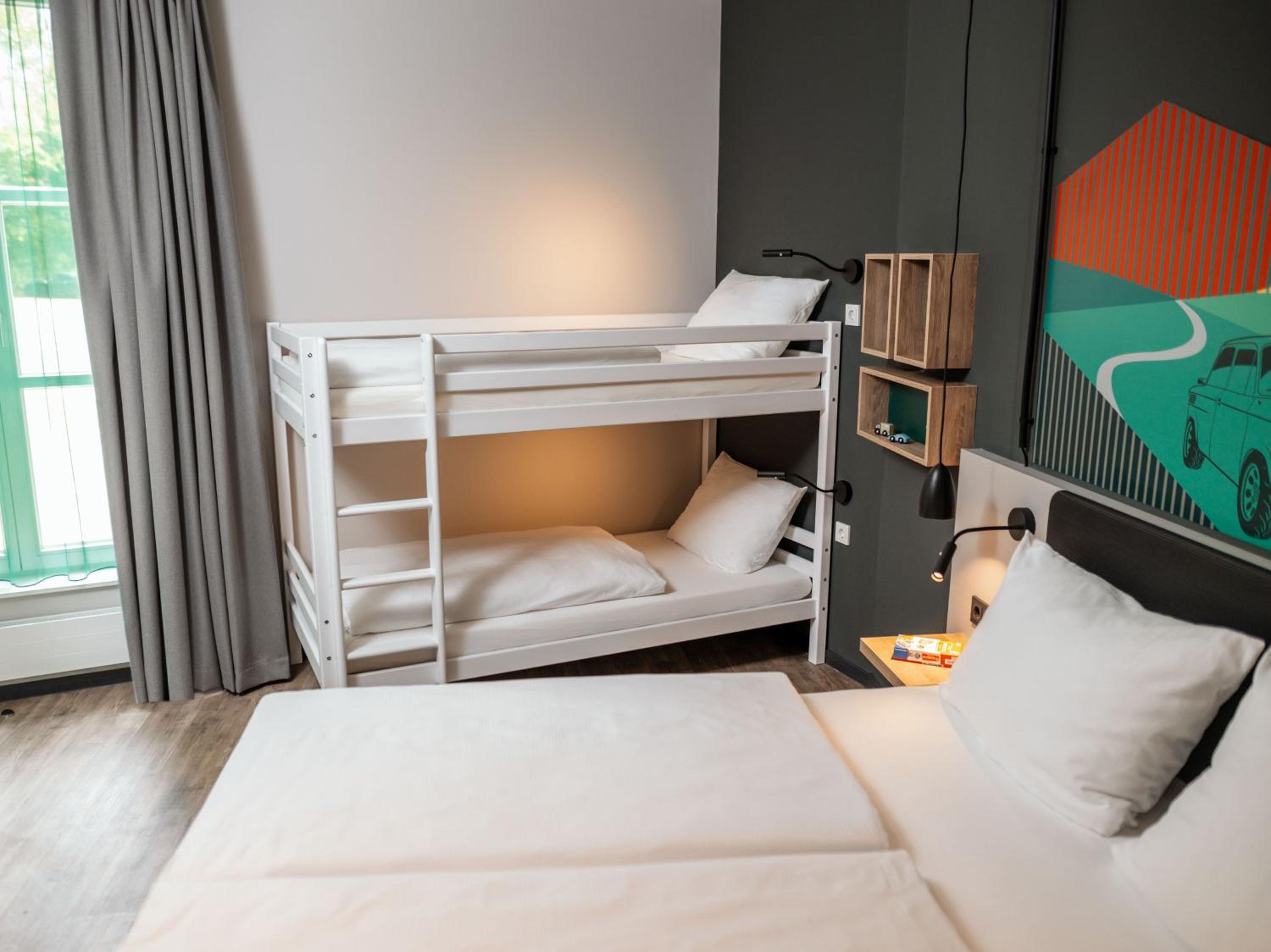 Standard Family Room with One Double and One Bunk Bed