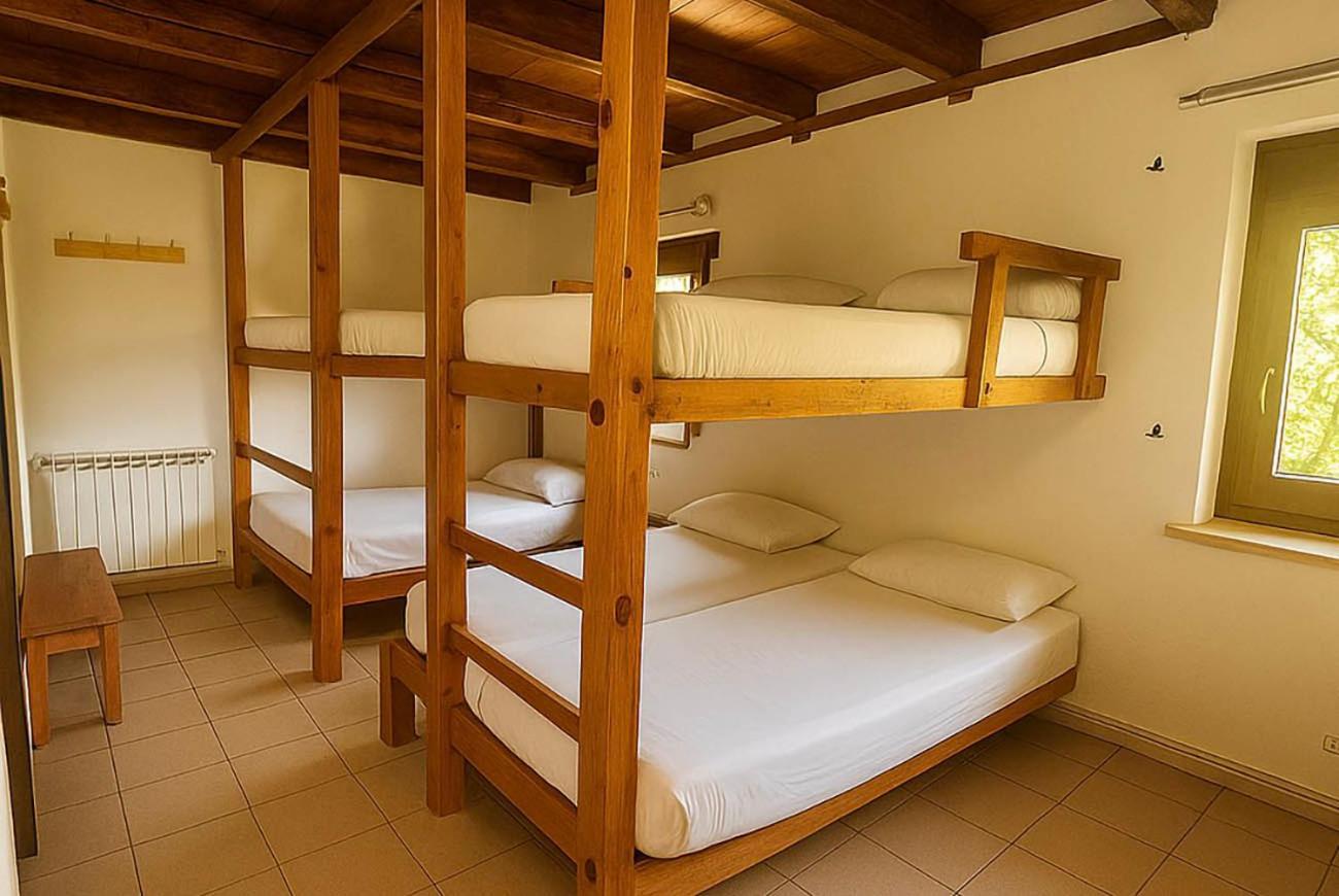 Cama en Dormitorio Mixto de 10 Camas