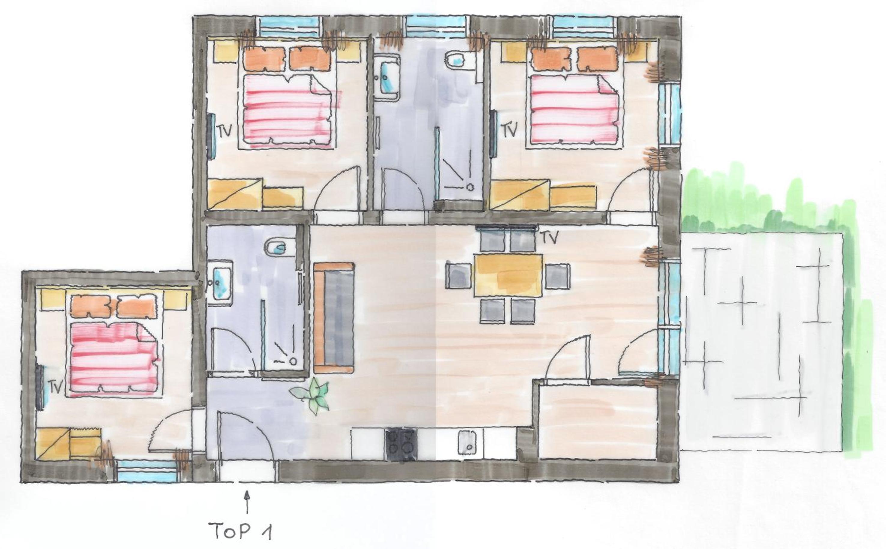 Three-Bedroom Apartment - Photo 8