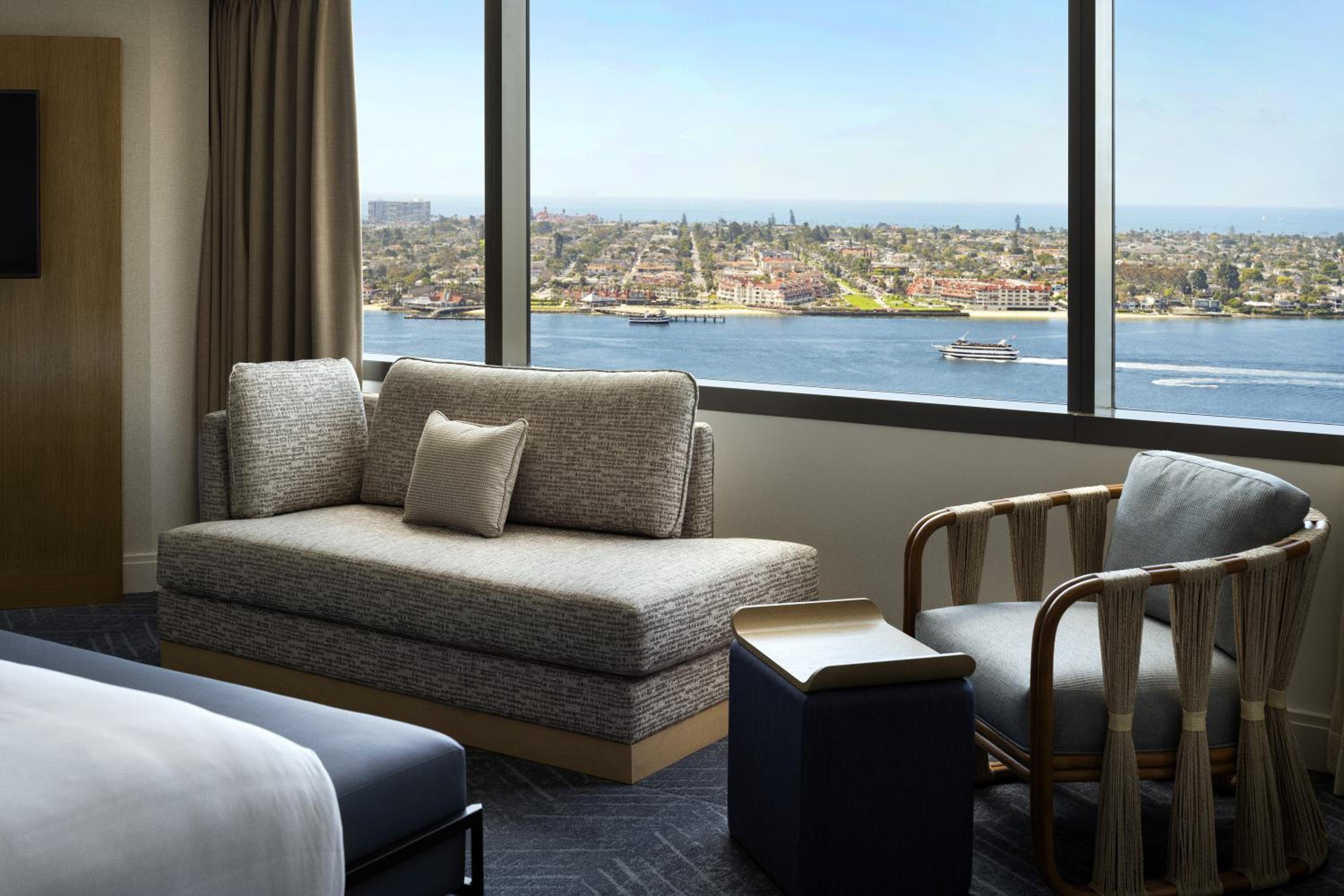 Two-Bedroom Bi-Level Suite with Balcony and Bay View