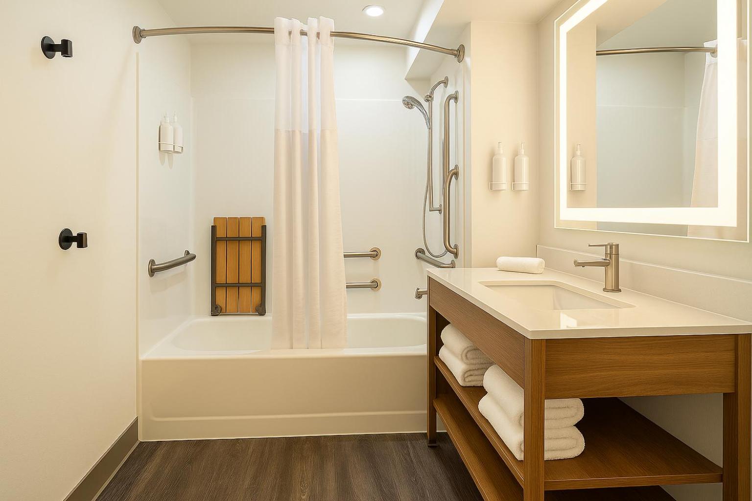 Queen Room with Roll-in Shower - Mobility Accessible/Non-Smoking photo 2