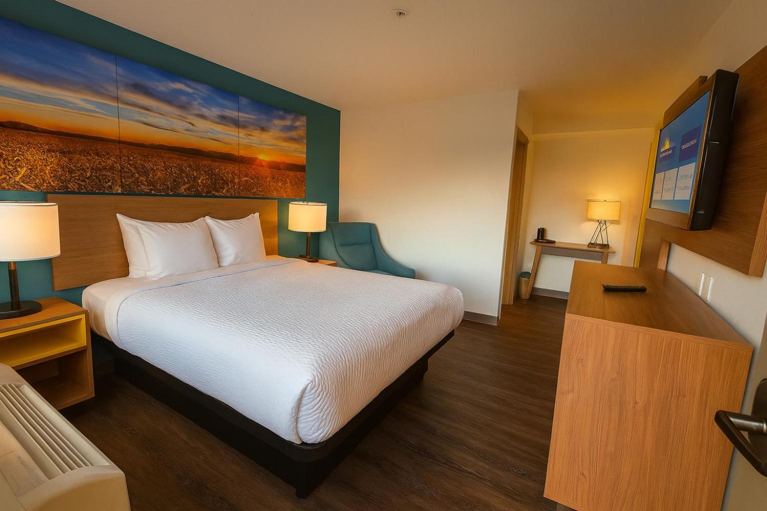 Queen Room with Roll-in Shower - Mobility Accessible/Non-Smoking photo 3