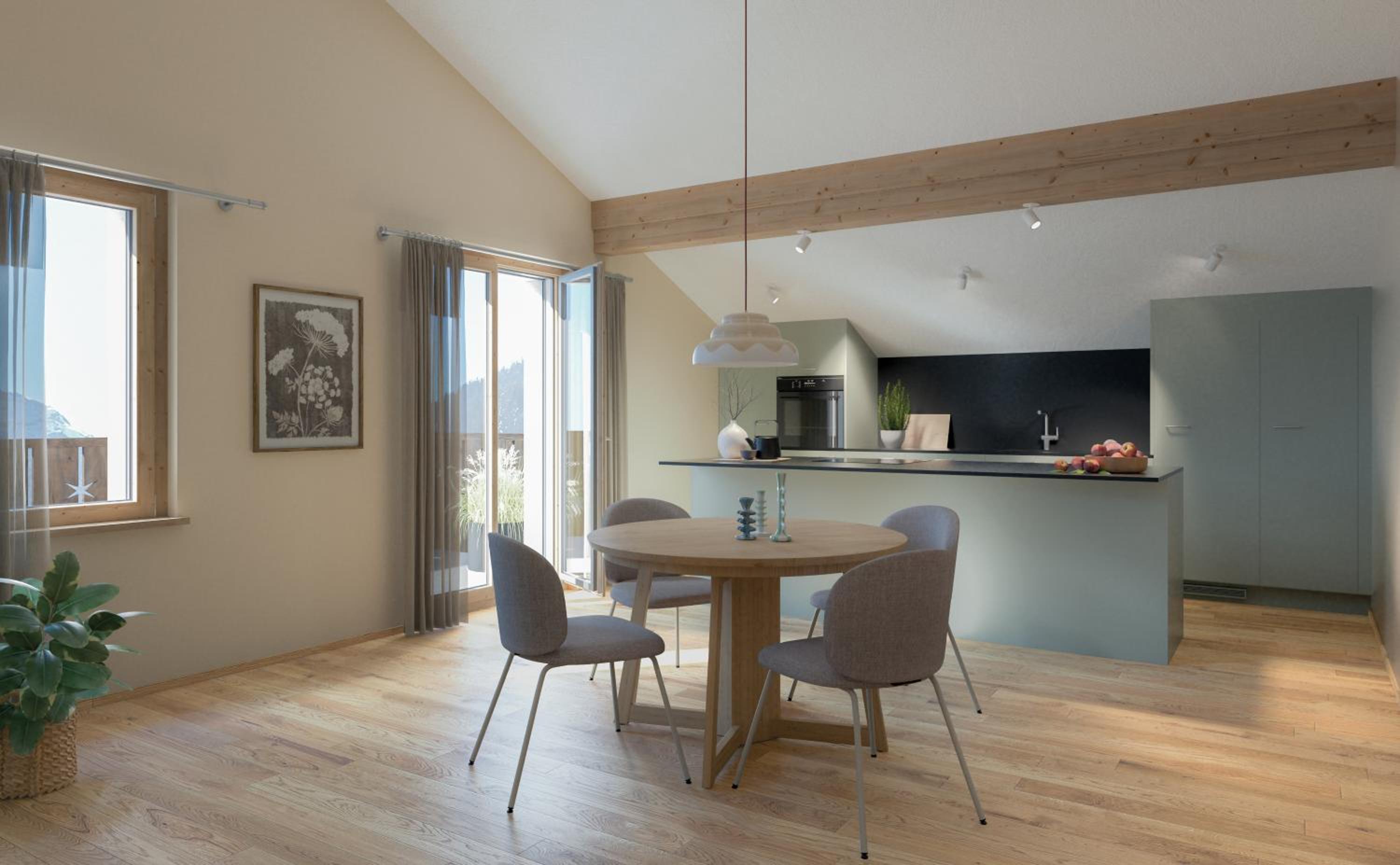 Two-Bedroom Apartment with Balcony photo 3