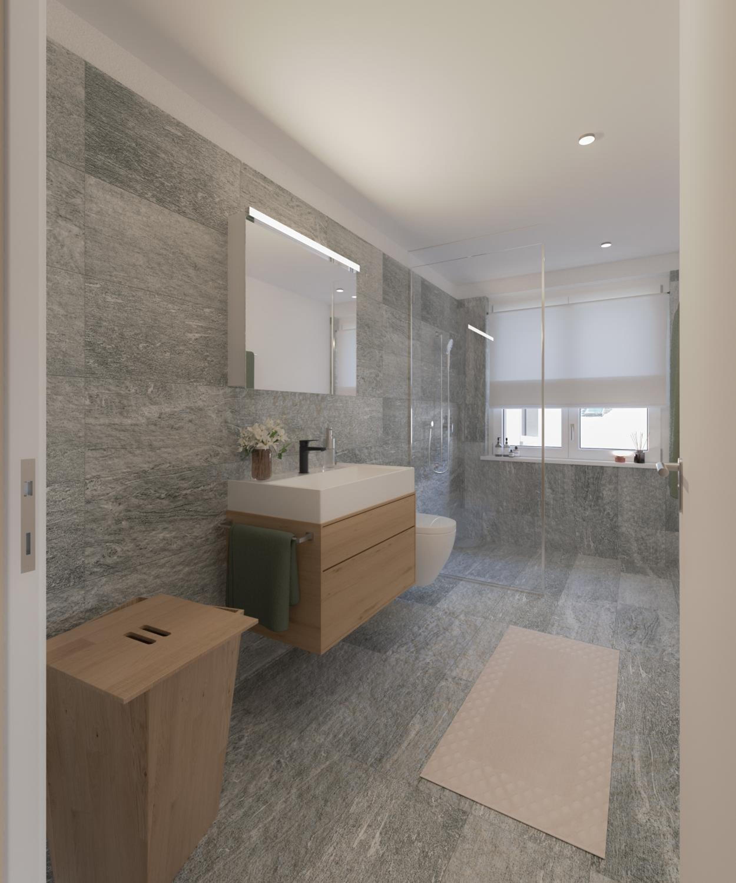 One-Bedroom Apartment with Balcony and Mountain View   photo 1