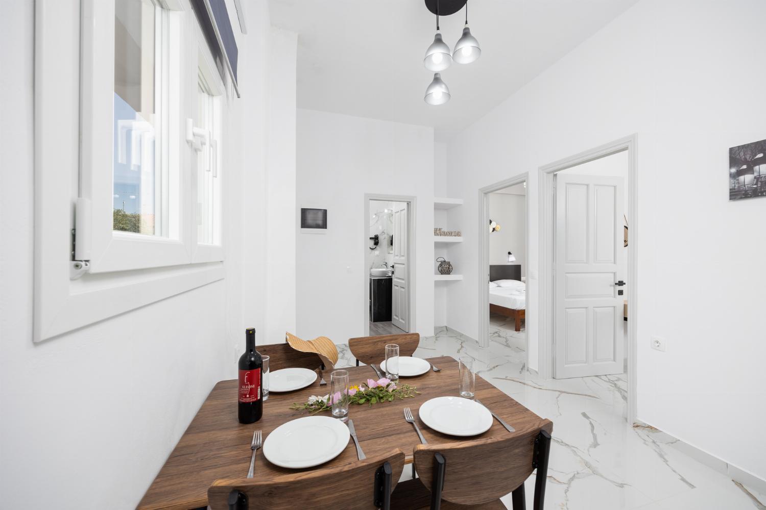 Deluxe Two-Bedroom Apartment with Garden View