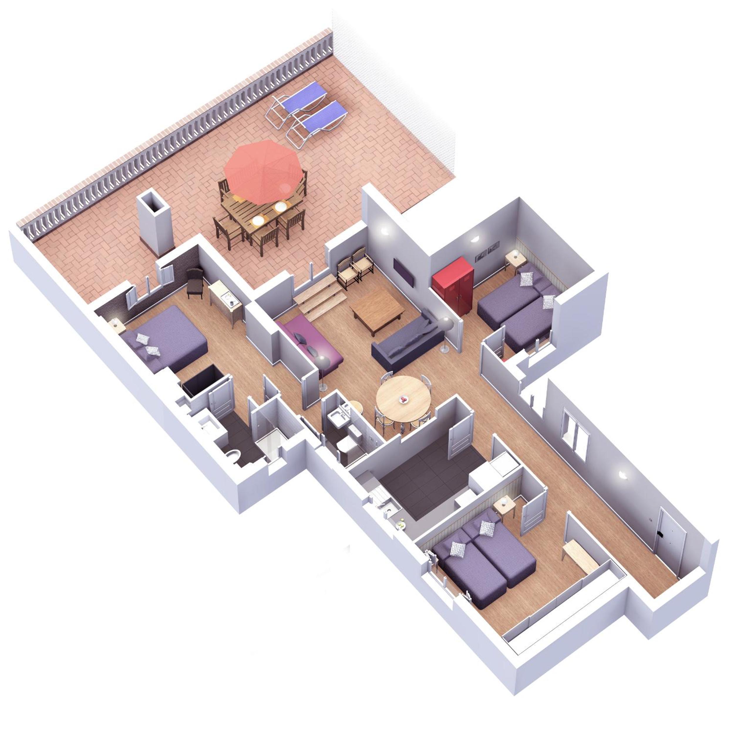 Three-Bedroom Apartment with Terrace - Attic - Pau Claris, 97  photo 2