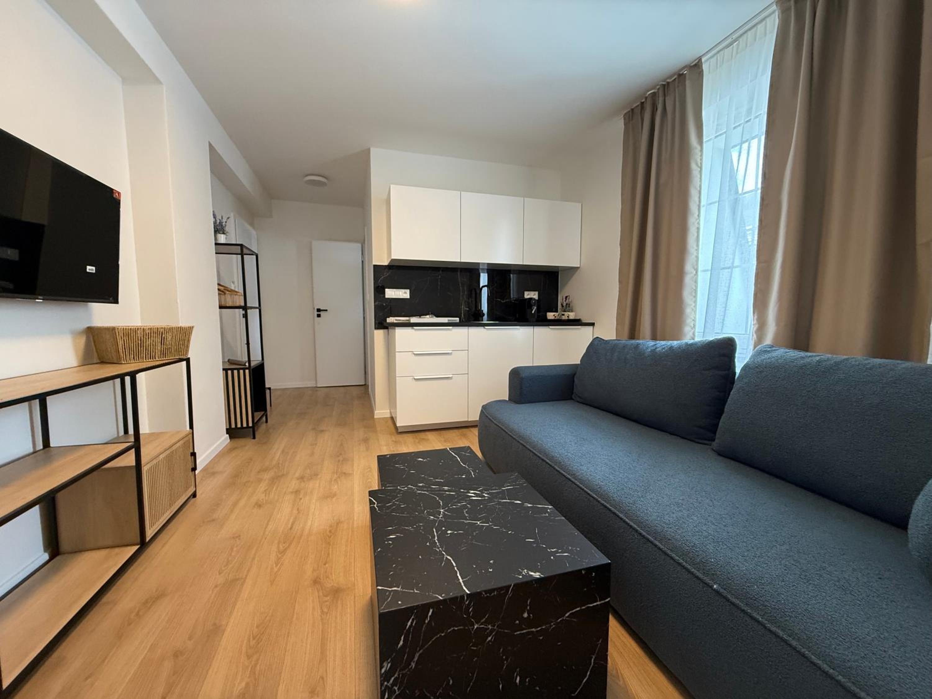 Deluxe One-Bedroom Apartment with Garden View photo 3