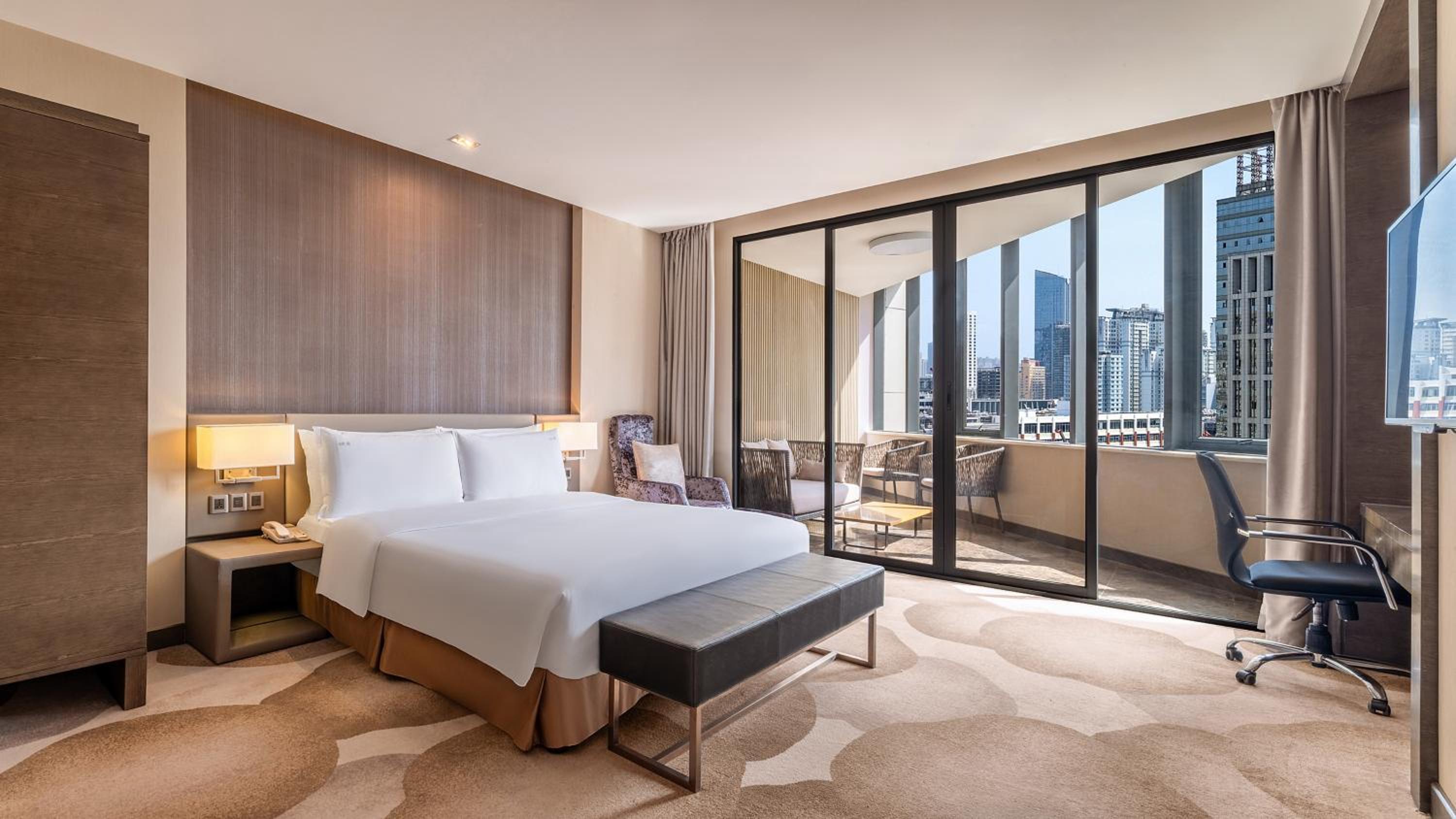 One-Bedroom Suite with Balcony and City VIew - Photo 1