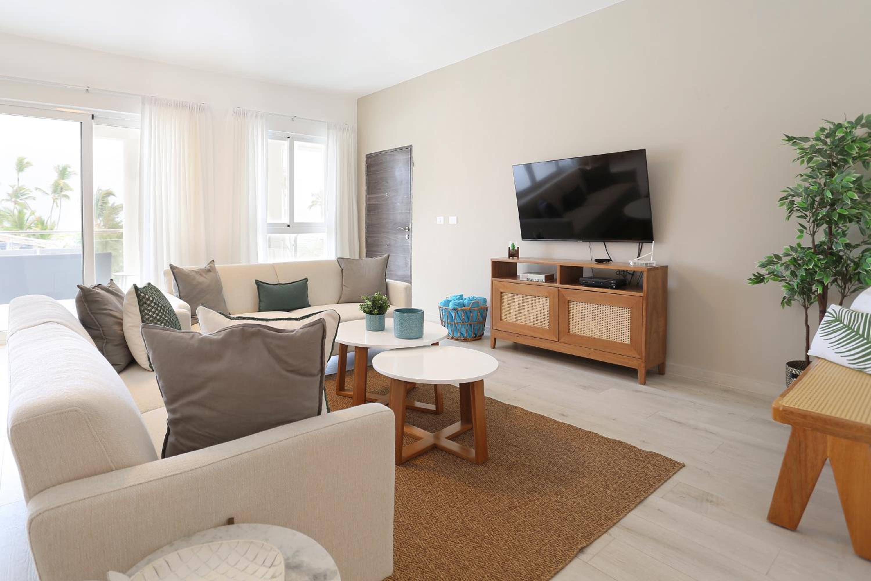 Three-Bedroom Apartment with Sea View