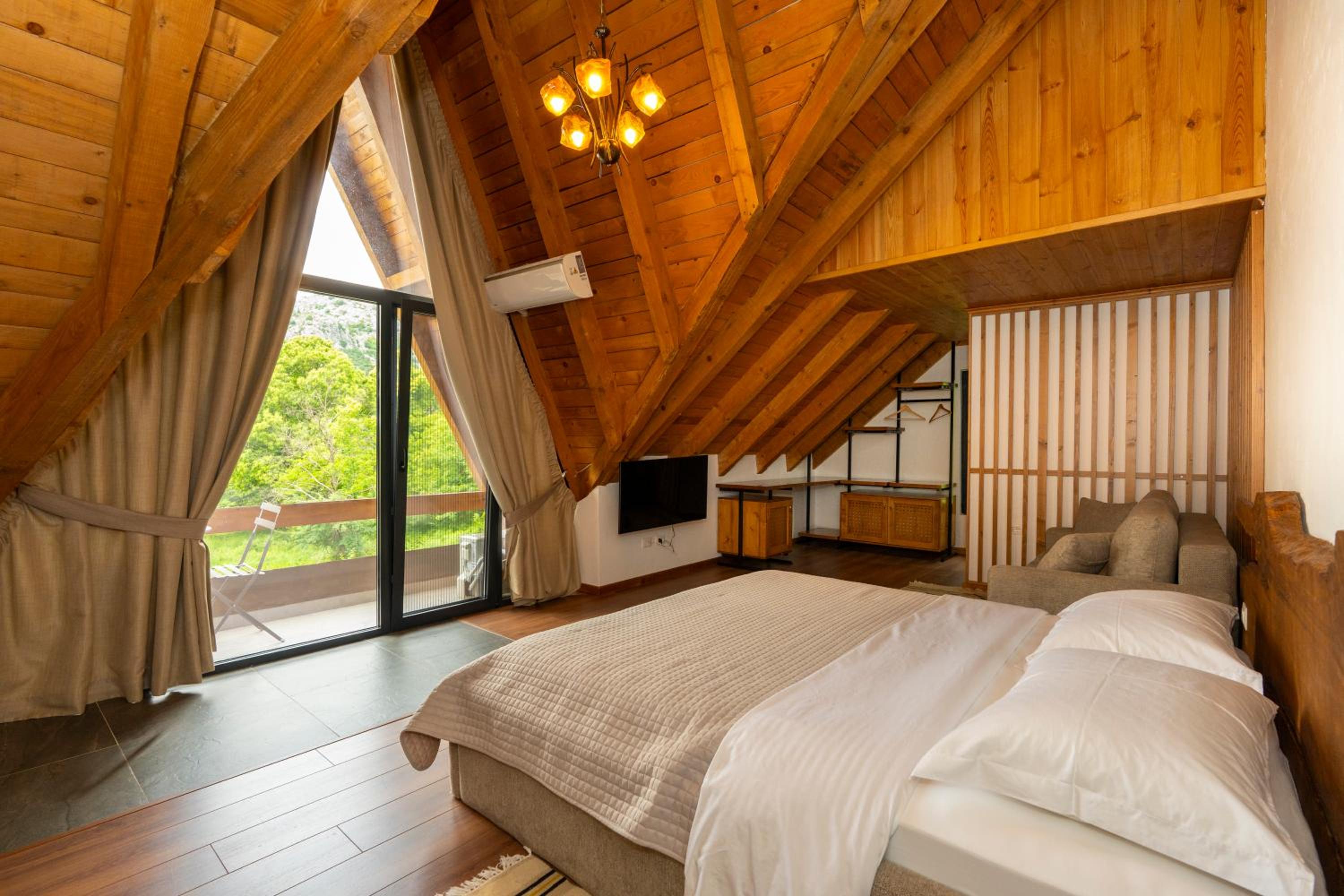 Family Room with Mountain View