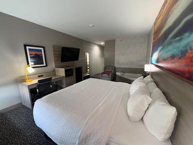 Deluxe Studio Suite with One King Bed and Tub with Grab Bars - Hearing/Mobility Access - Non-Smoking - Photo 1