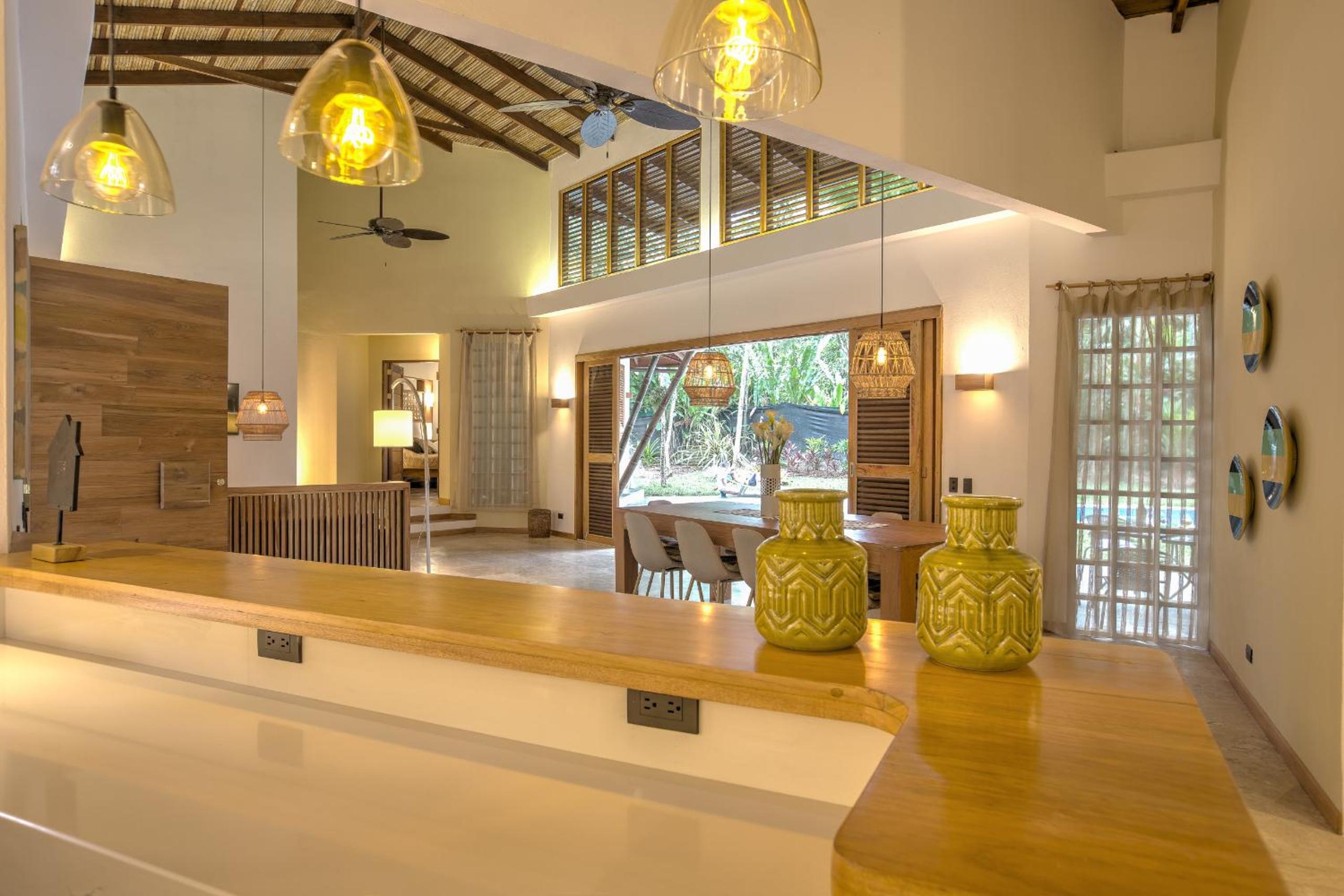 Villa con vistas al jardín