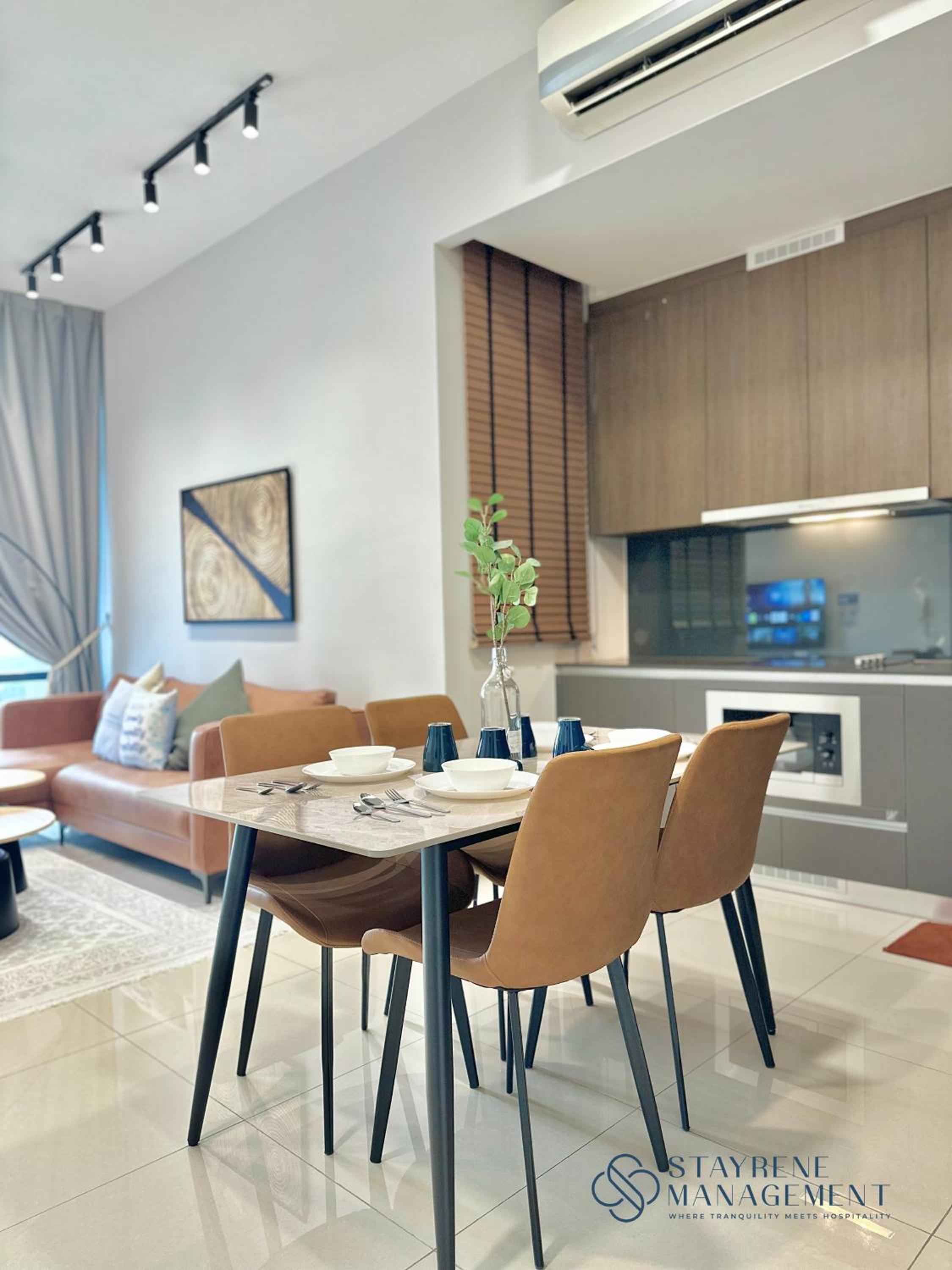 Two-Bedroom Apartment with Pool View
